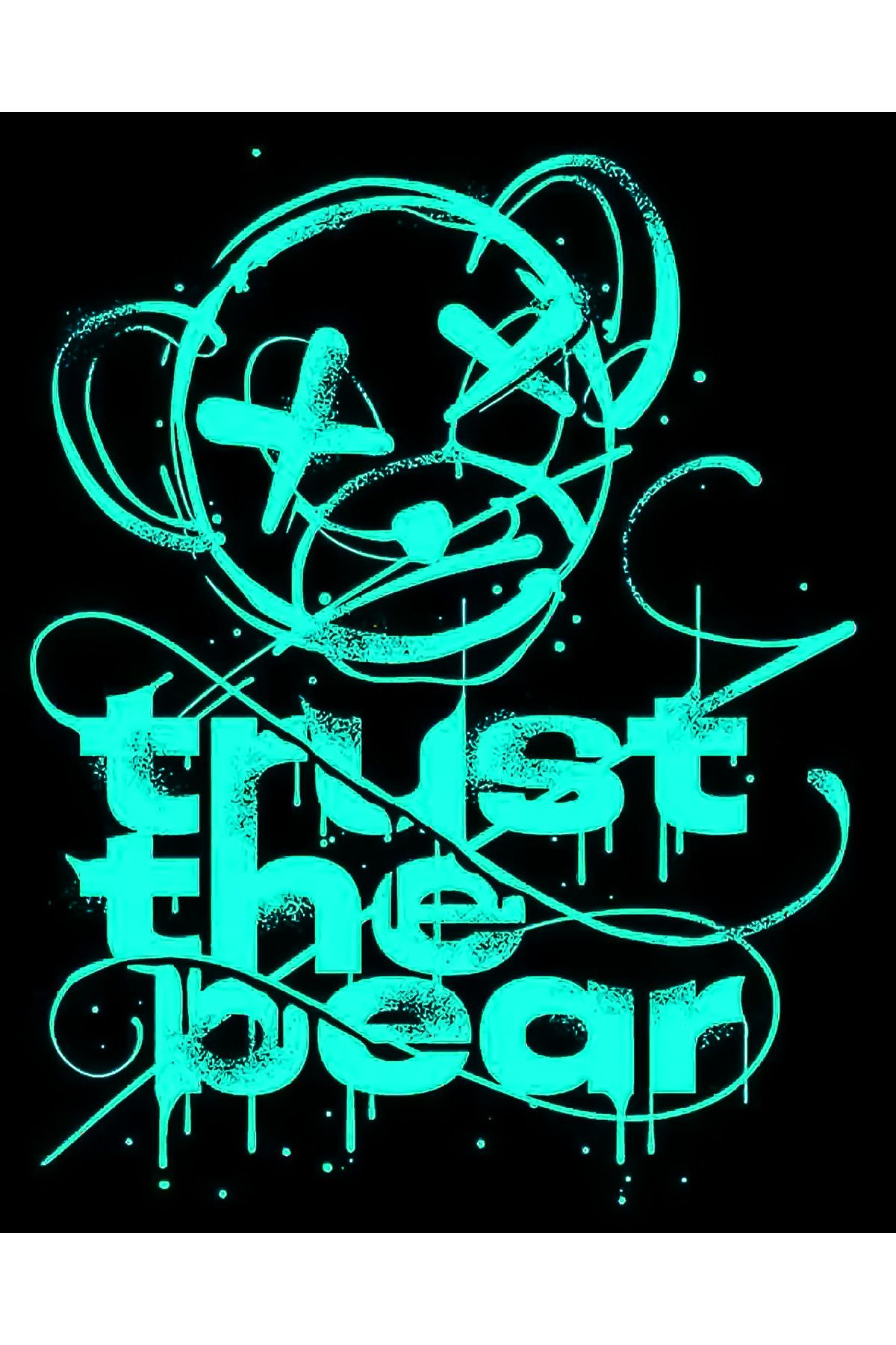 Docima Motosikler Sticker Trush The Bear