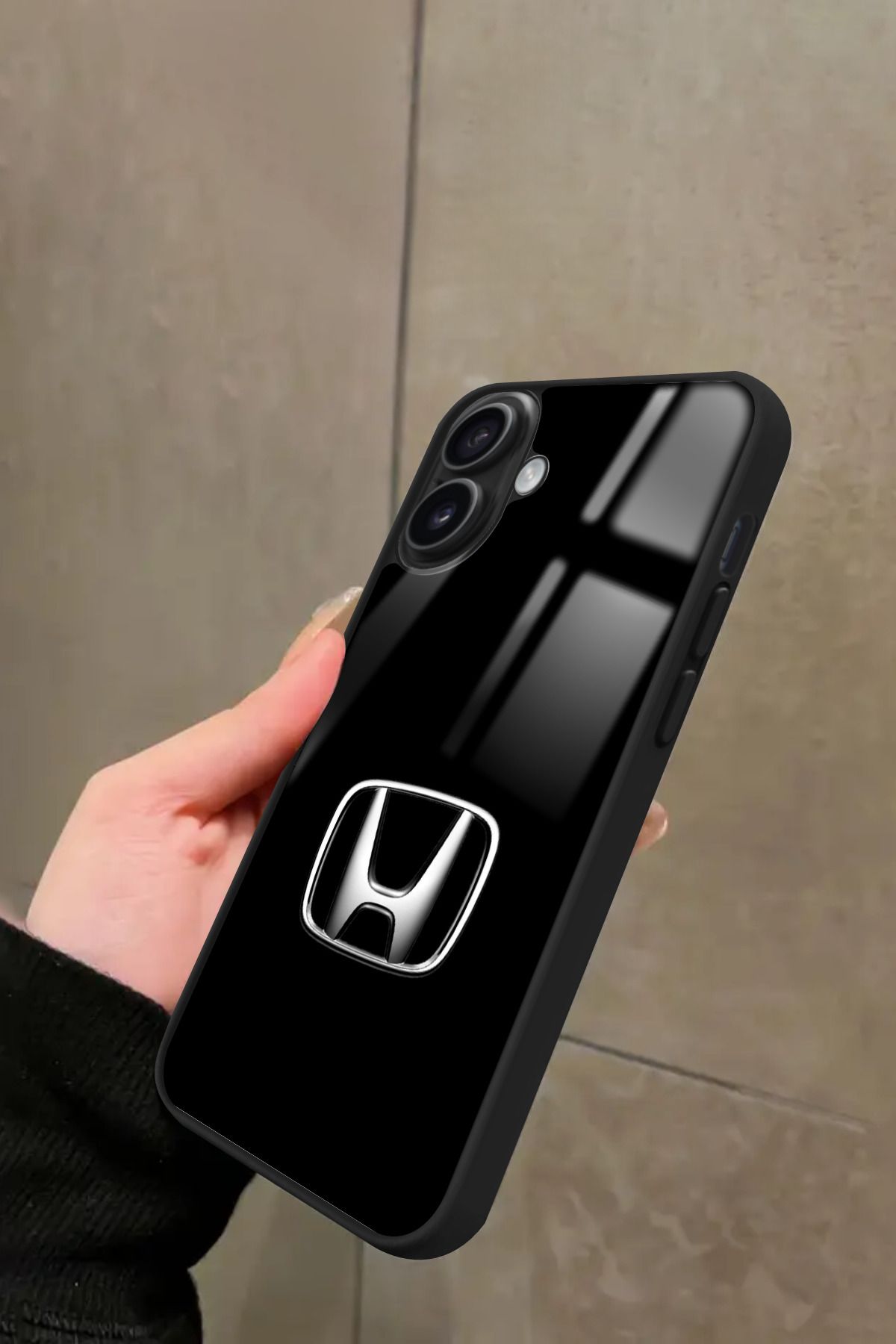 Snacase iPhone 16 Uyumlu Araba Logosu Tasarımlı Glossy Premium Kılıf