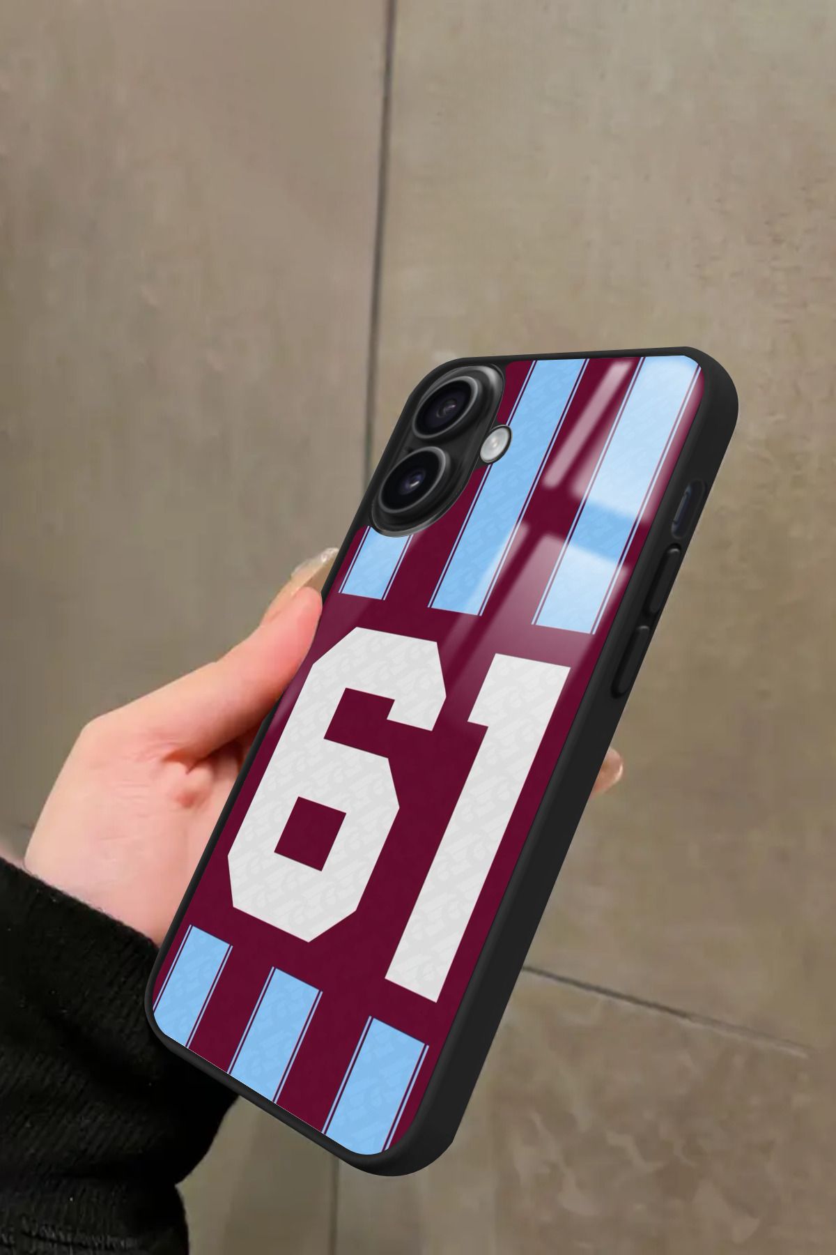 Snacase iPhone 16 Uyumlu 61 Yazılı Glossy Premium Kılıf