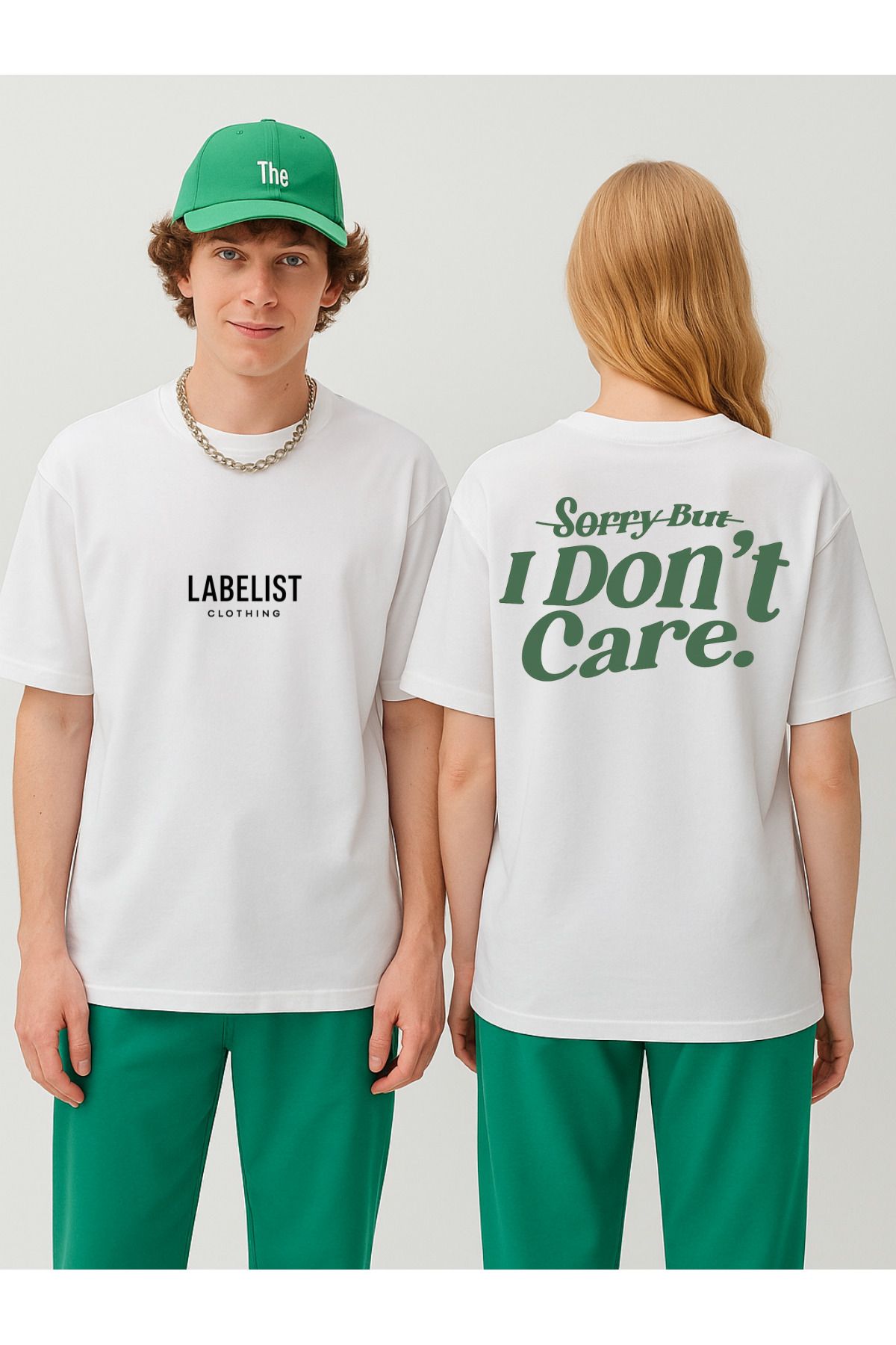 LABELIST CLOTHING UNISEX OVERSIZE SORRY BUT SIRT BASKILI T-SHIRT