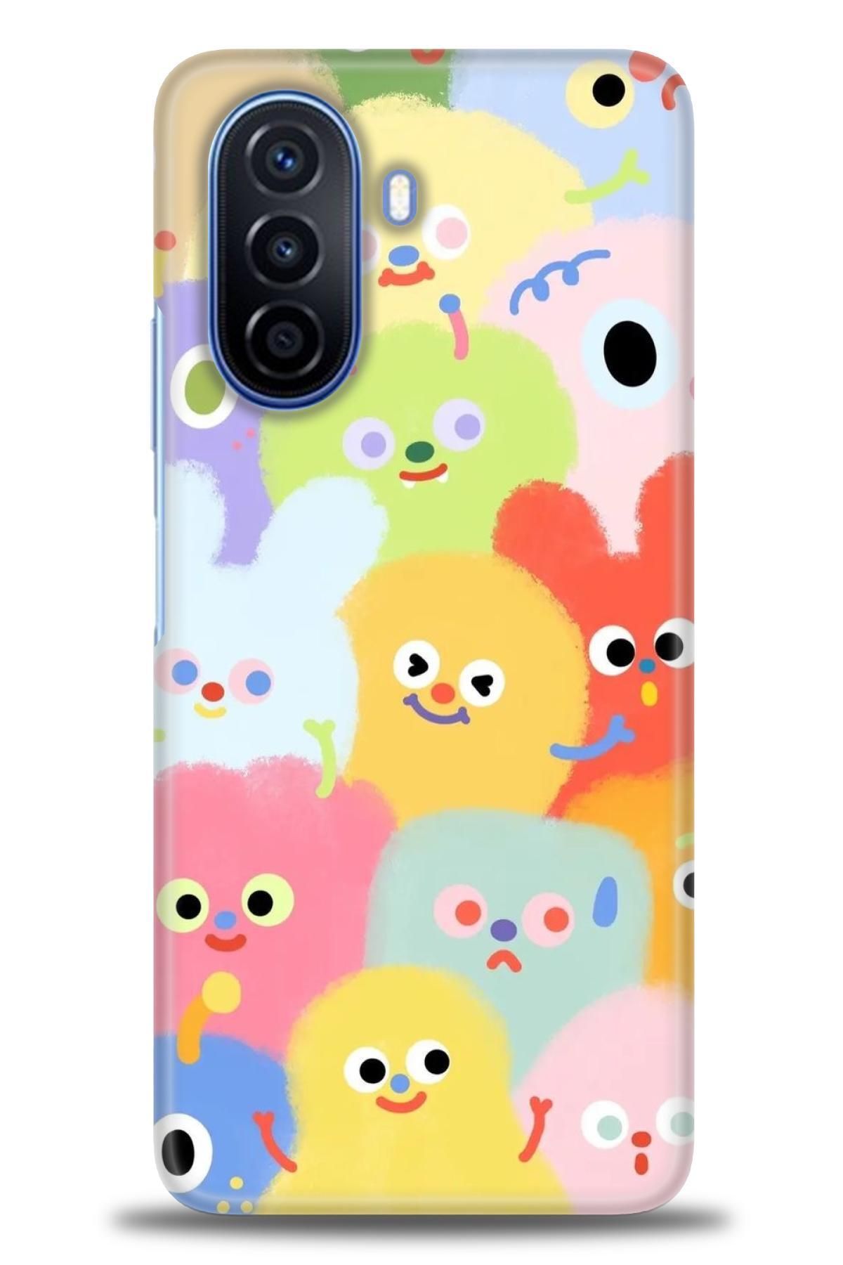 CooperTech Huawei Nova Y70 İle Uyumlu HD Baskılı Silikon Kılıf - ÖzelSeri Huawei - 1096