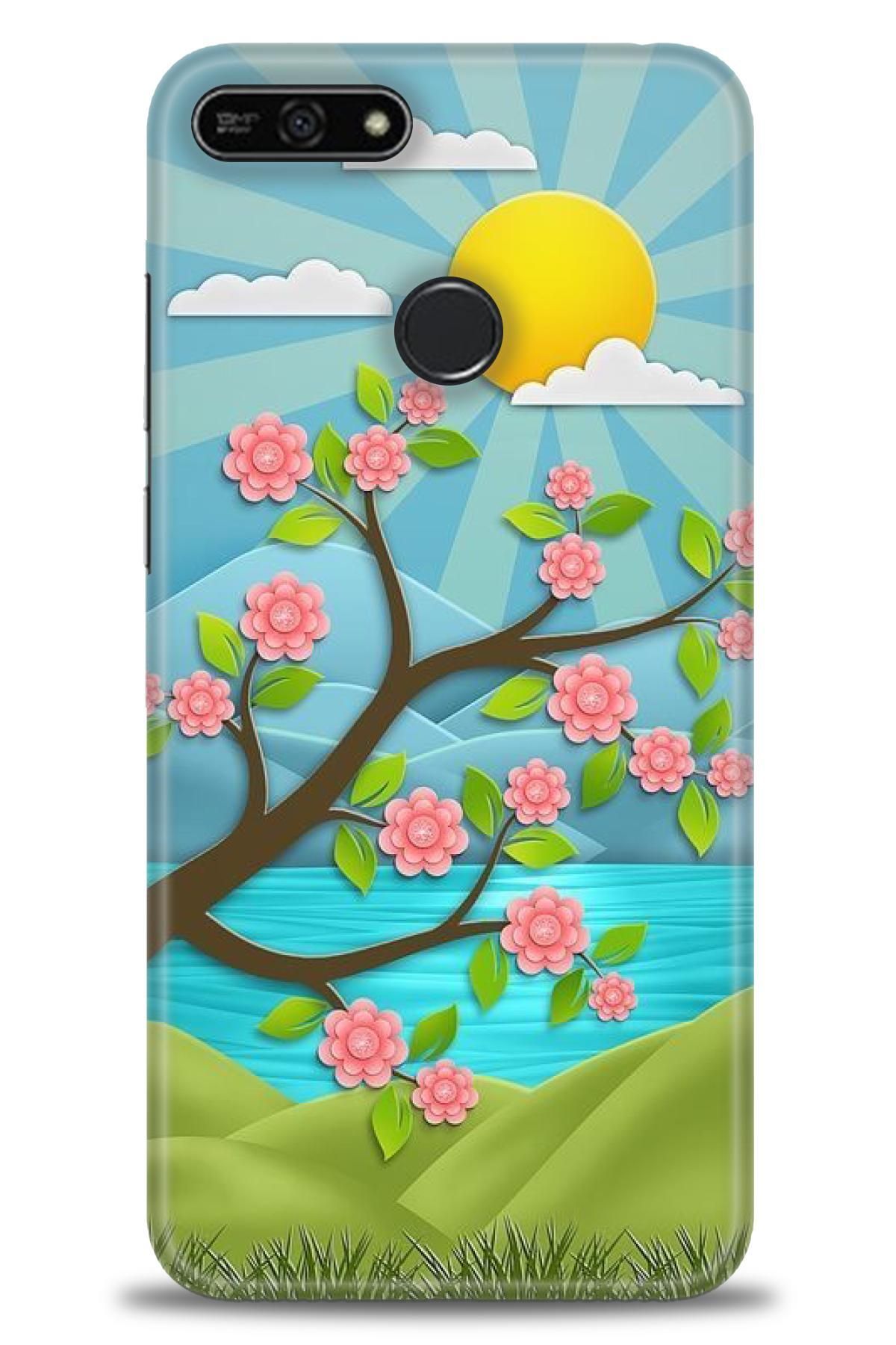 CooperTech Huawei Honor 7A İle Uyumlu HD Baskılı Silikon Kılıf - ÖzelSeri Huawei - 746