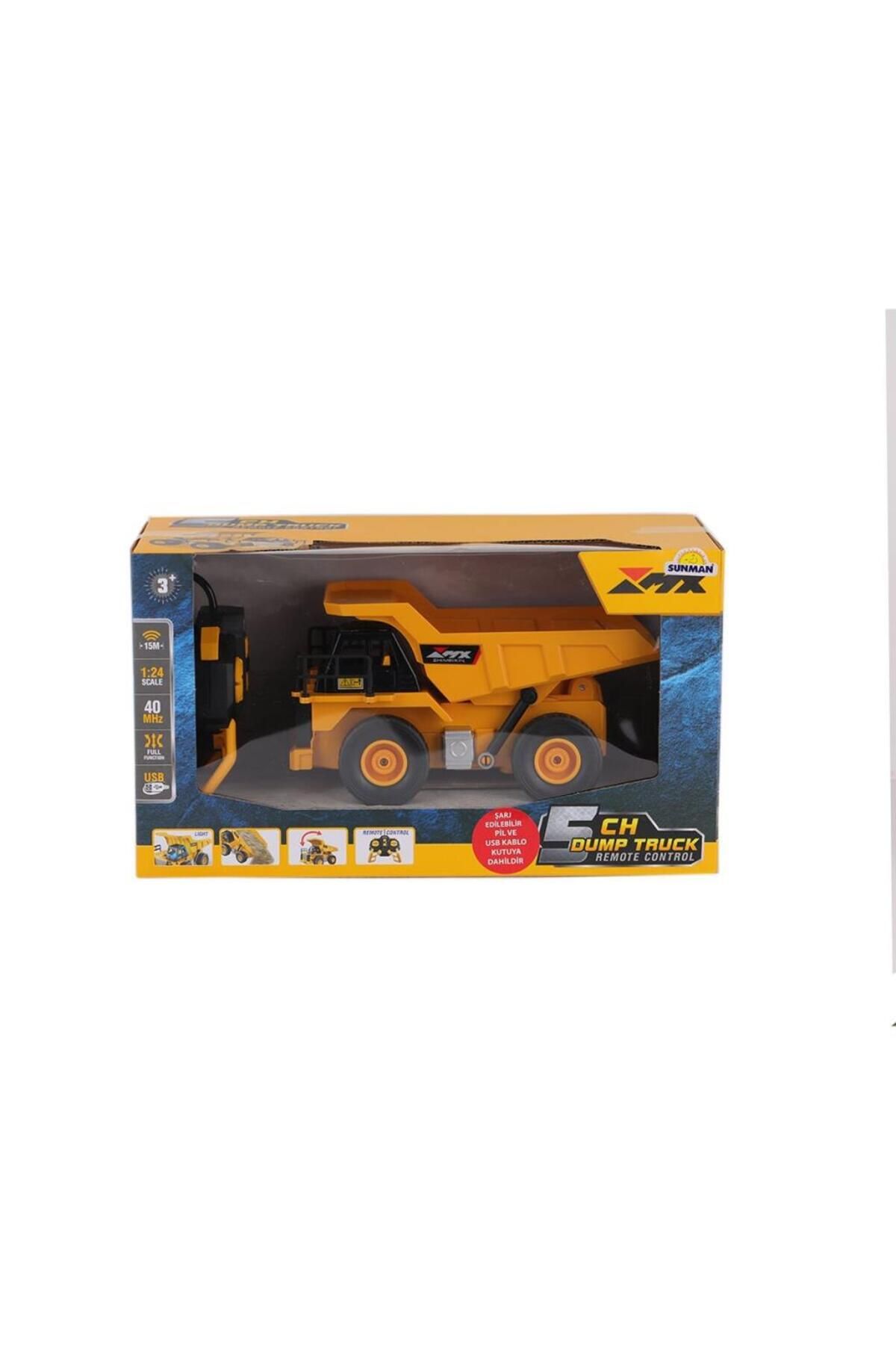 NW NessiWorld Nessiworld 5082 SUN-RST-RC İŞ MAKİNESİ 1 24 DAMPERLİ KAMYON FF IŞIKLI 5CH 3 7V USB 40MHZ