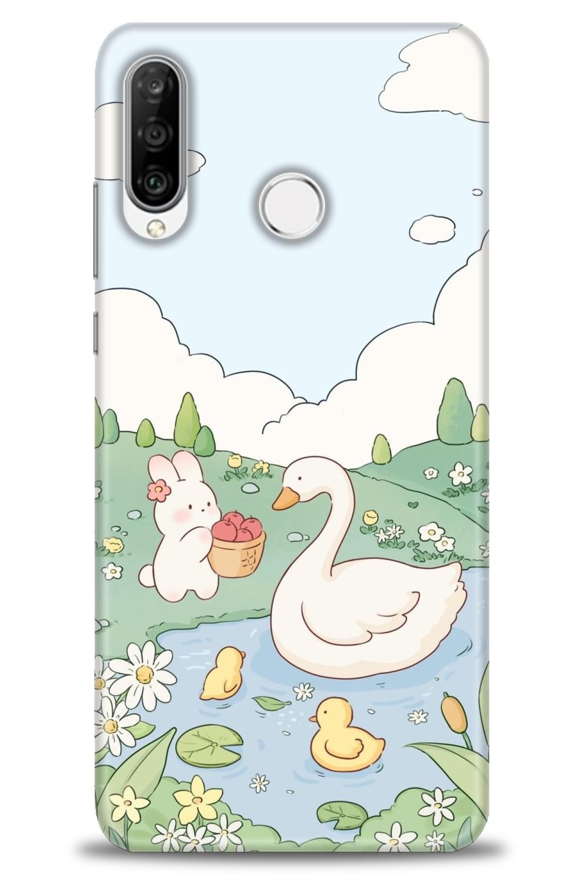 CooperTech Huawei P30 Lite İle Uyumlu HD Baskılı Silikon Kılıf - ÖzelSeri Huawei - 839