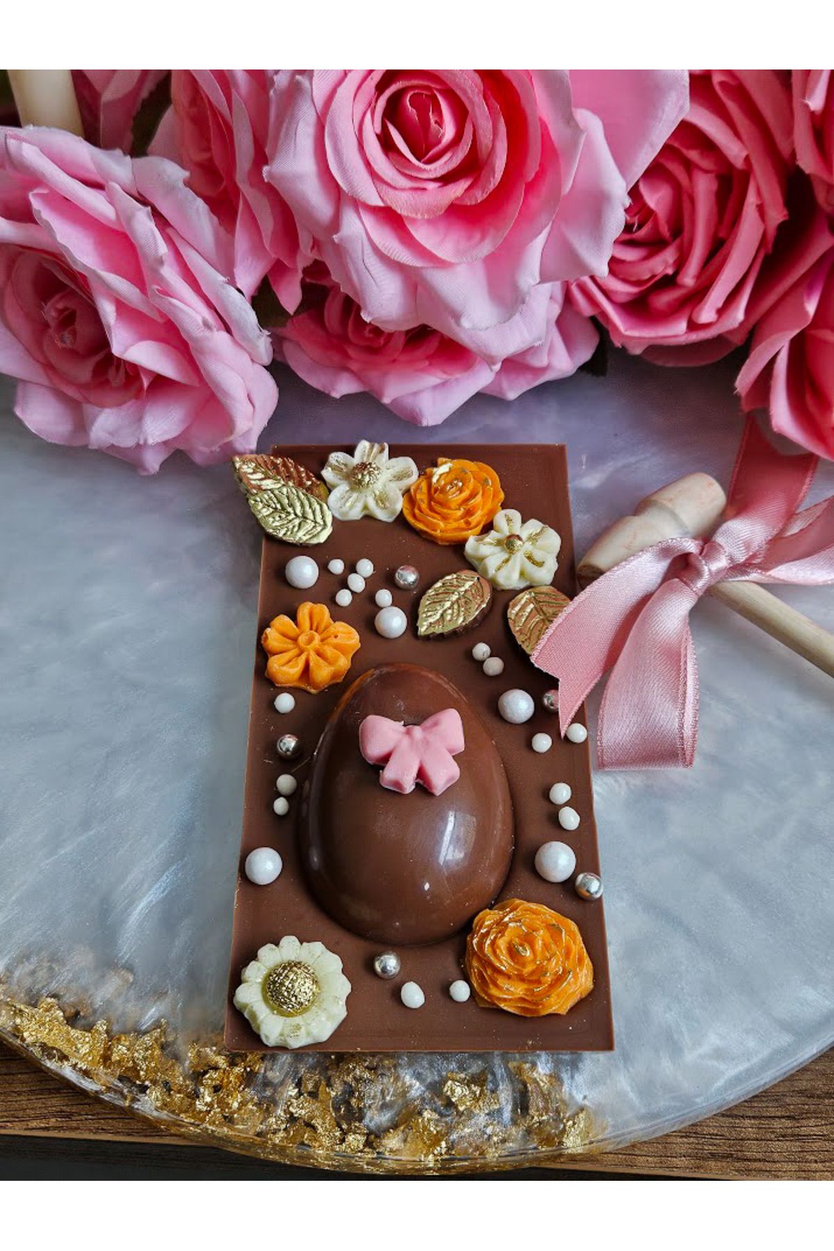 ksana choco Çekiçli El Yapımı Kırılabilir Çikolata - Sürpriz İçerikli Özel Tasarım Hediyelik Butik Çikolata