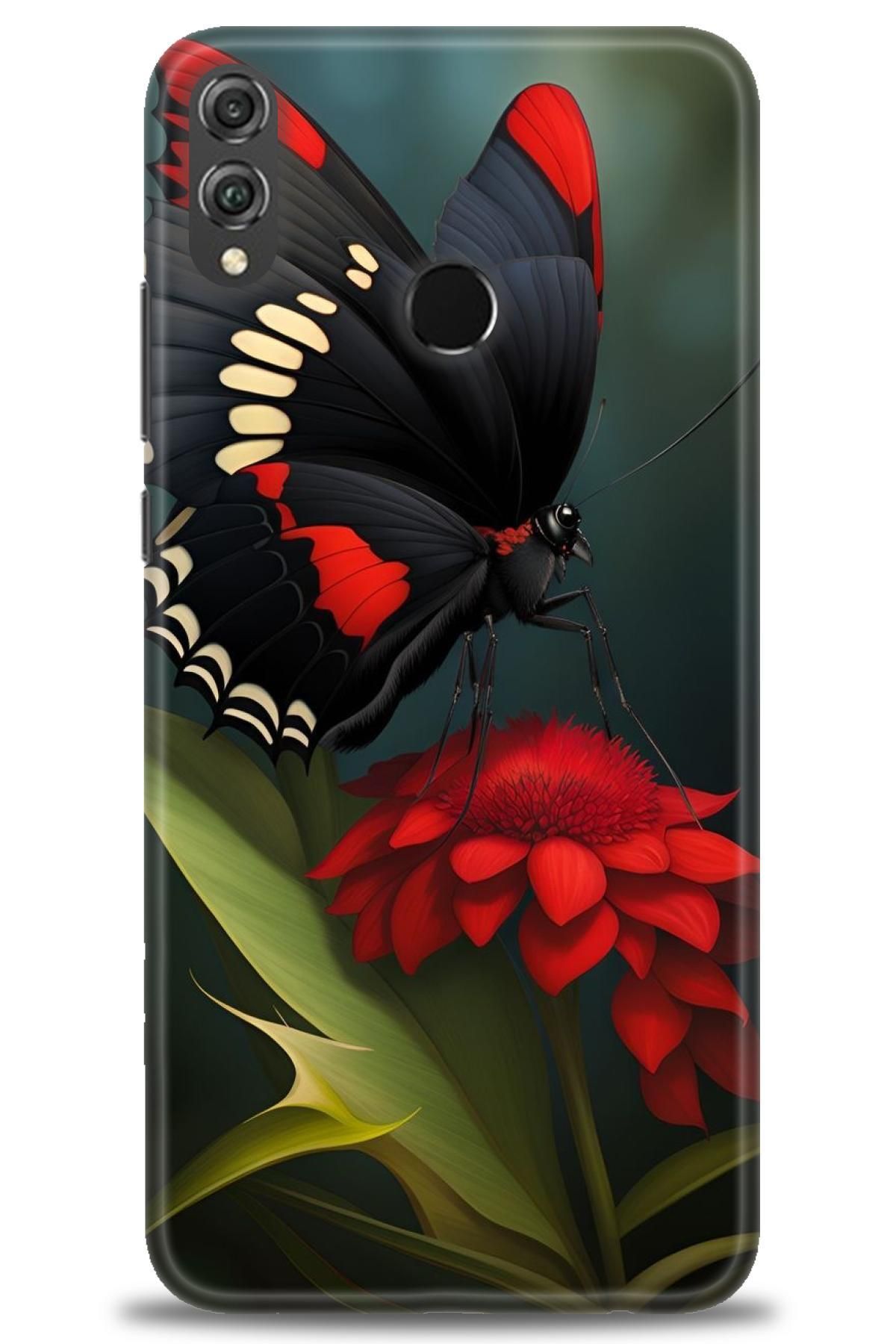 CooperTech Huawei Honor 8X İle Uyumlu HD Baskılı Silikon Kılıf - ÖzelSeri Huawei - 248