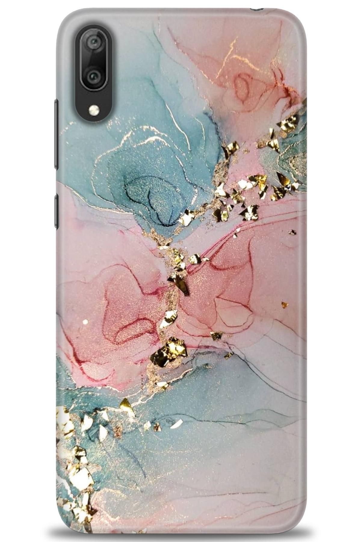 CooperTech Huawei Y7 Prime 2019 İle Uyumlu HD Baskılı Silikon Kılıf - ÖzelSeri Huawei - 403