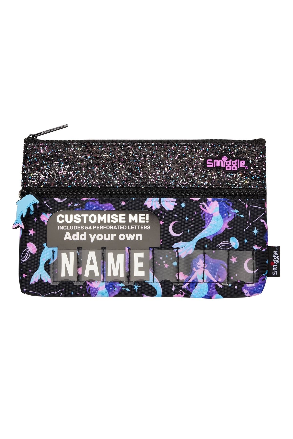 SMIGGLE Simli Deniz Kızı Detaylı İsim Yazılabilen Kalem Kutusu