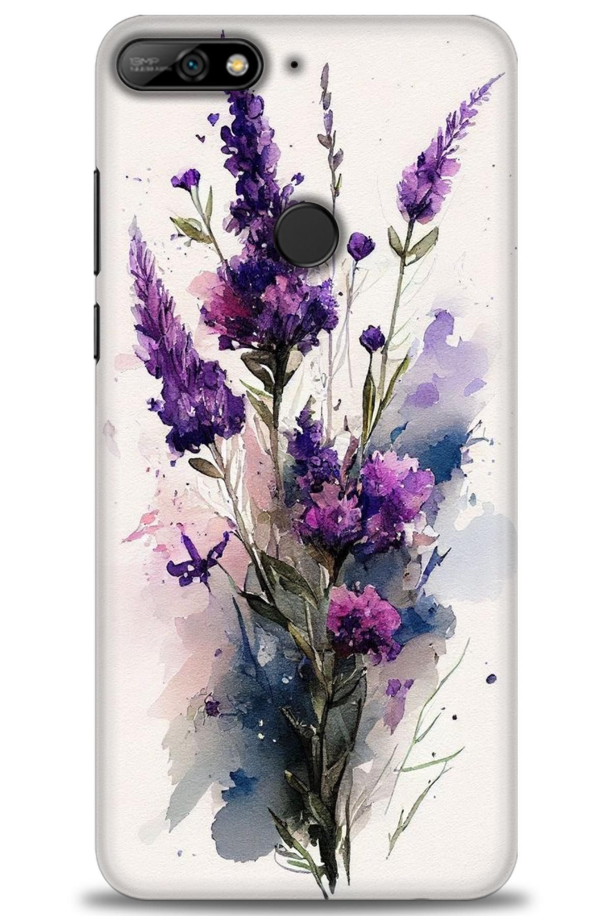 CooperTech Huawei Y7 2018 İle Uyumlu HD Baskılı Silikon Kılıf - ÖzelSeri Huawei - 243