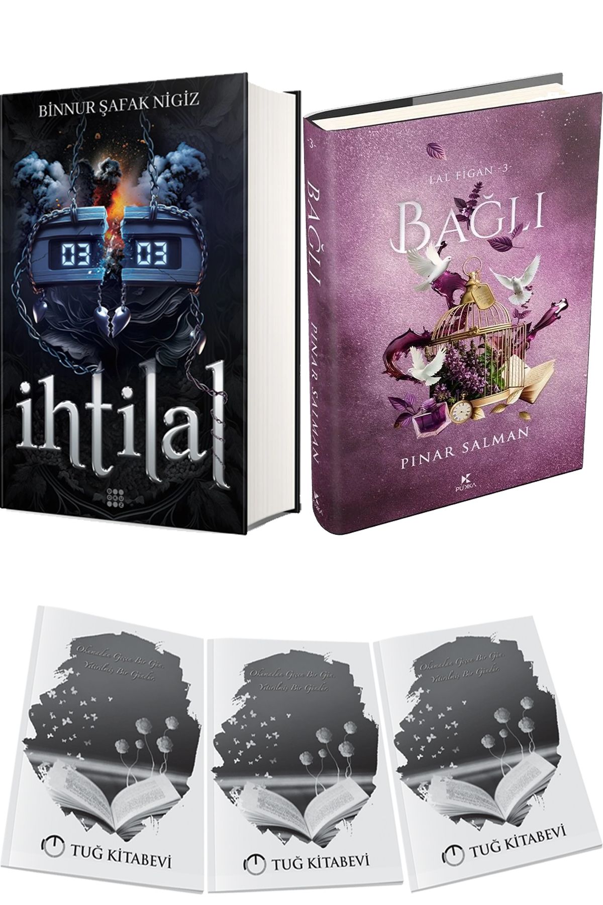 Dokuz Yayınları İhtilal 2 Zede Ciltli ve Lal Figan 3 Bağlı Ciltli + Hediyeli