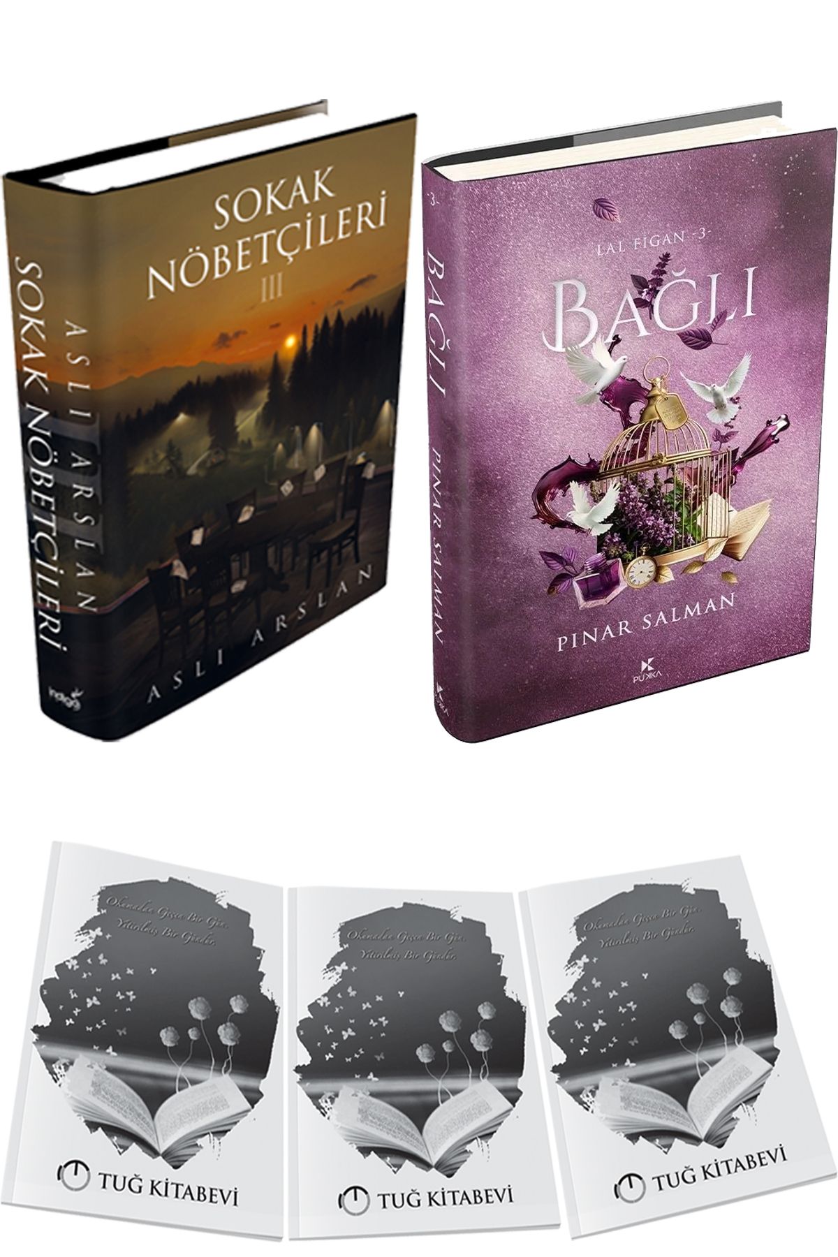 İndigo Kitap Sokak Nöbetçileri 3 Ciltli ve Lal Figan 3 Bağlı Ciltli + Hediyeli