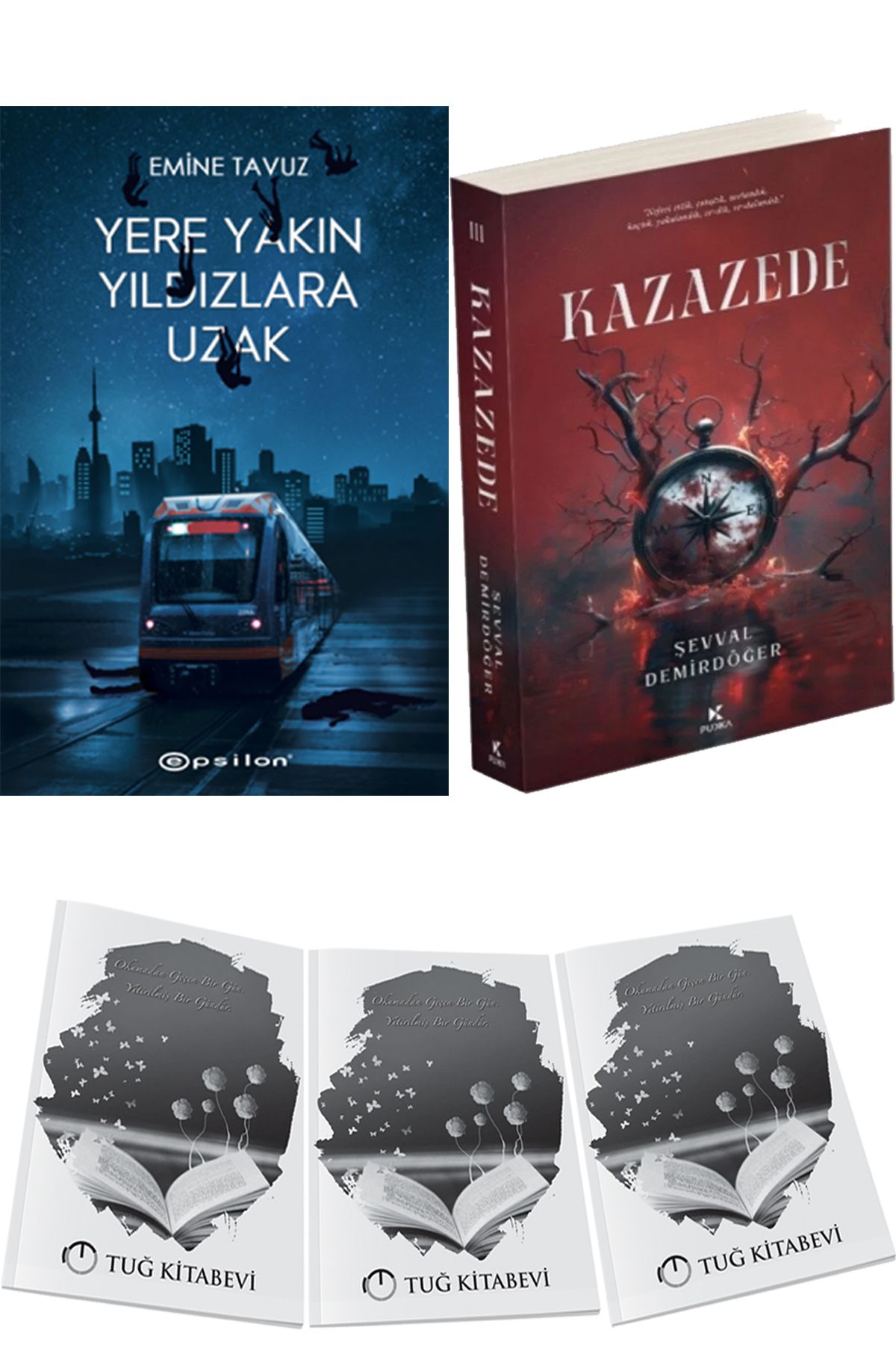 Epsilon Yayınevi Yere Yakın Yıldızlara Uzak ve Kazazede 3 + Hediyeli
