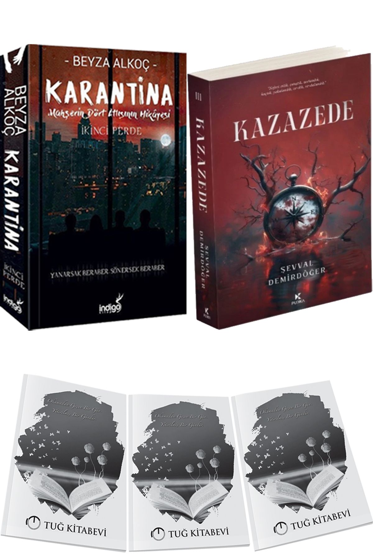 İndigo Kitap Karantina 2 Beyza Alkoç ve Kazazede 3 + Hediyeli