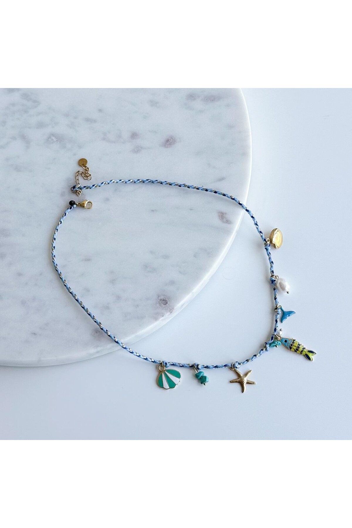 Venus Design Renkli Balık Charm Kolye