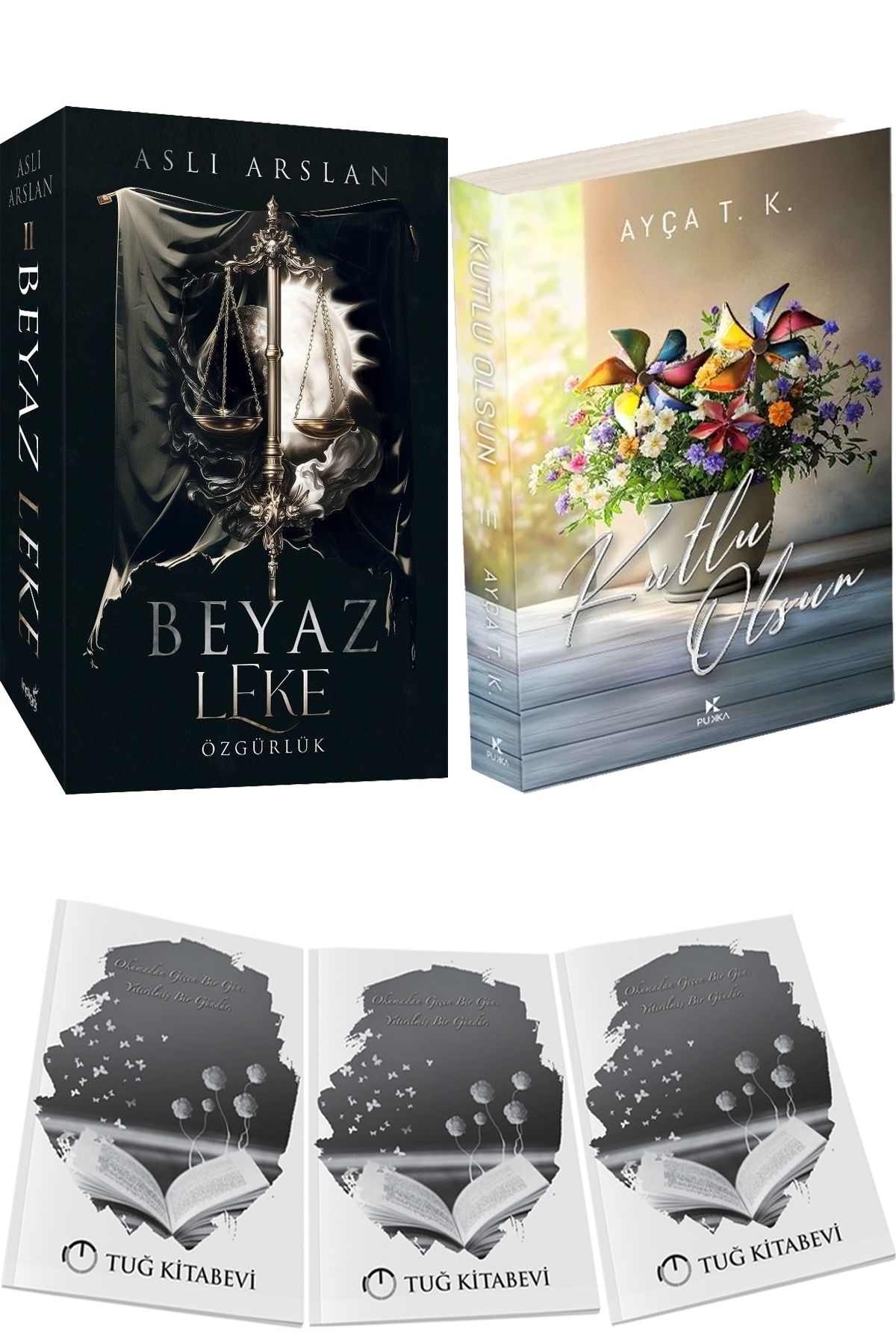 İndigo Kitap Beyaz Leke 2 Özgürlük Aslı Arslan ve Kutlu Olsun 3 + Hediyeli
