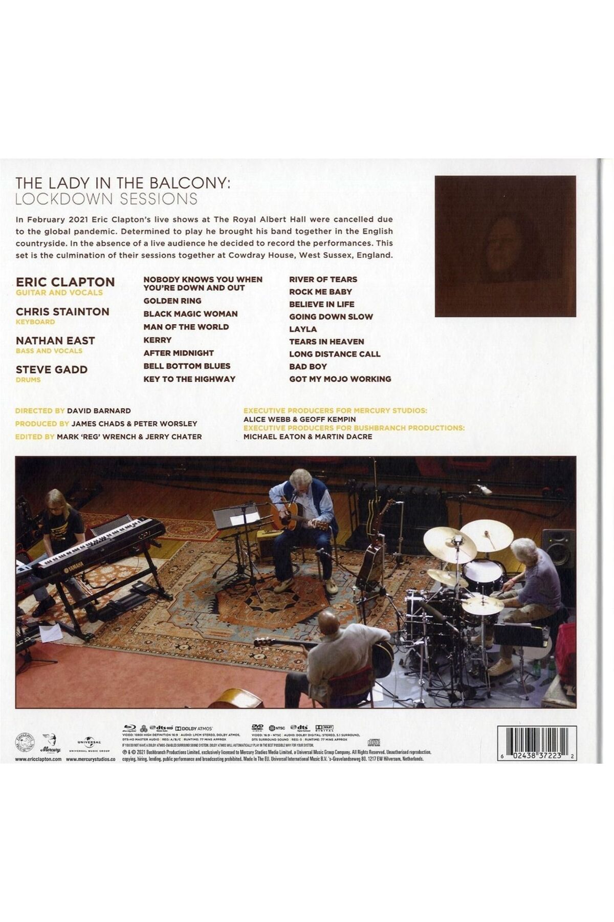 Universal Eric Clapton / The Lady In The Balcony - Deluxe Edition - DVD+Blu-Ray+CD