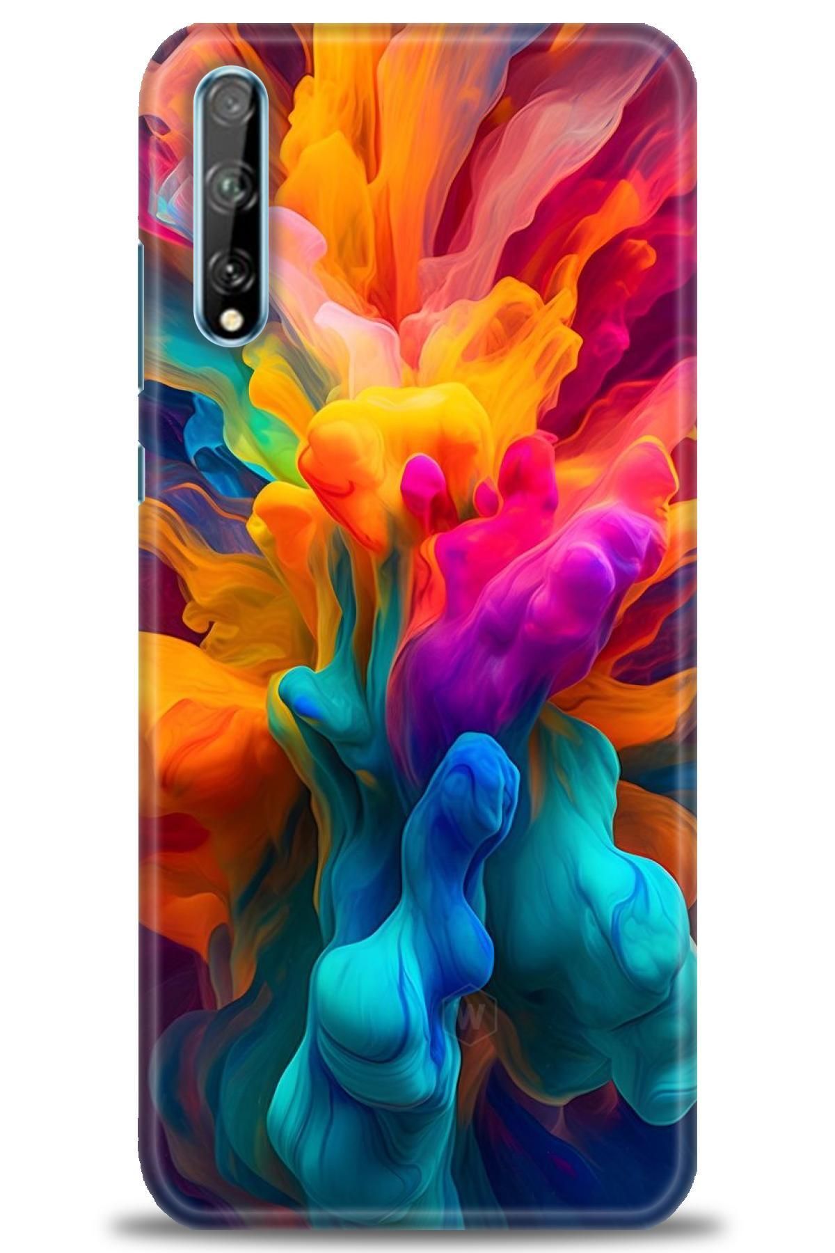 CooperTech Huawei P Smart S İle Uyumlu HD Baskılı Silikon Kılıf - ÖzelSeri Huawei - 43