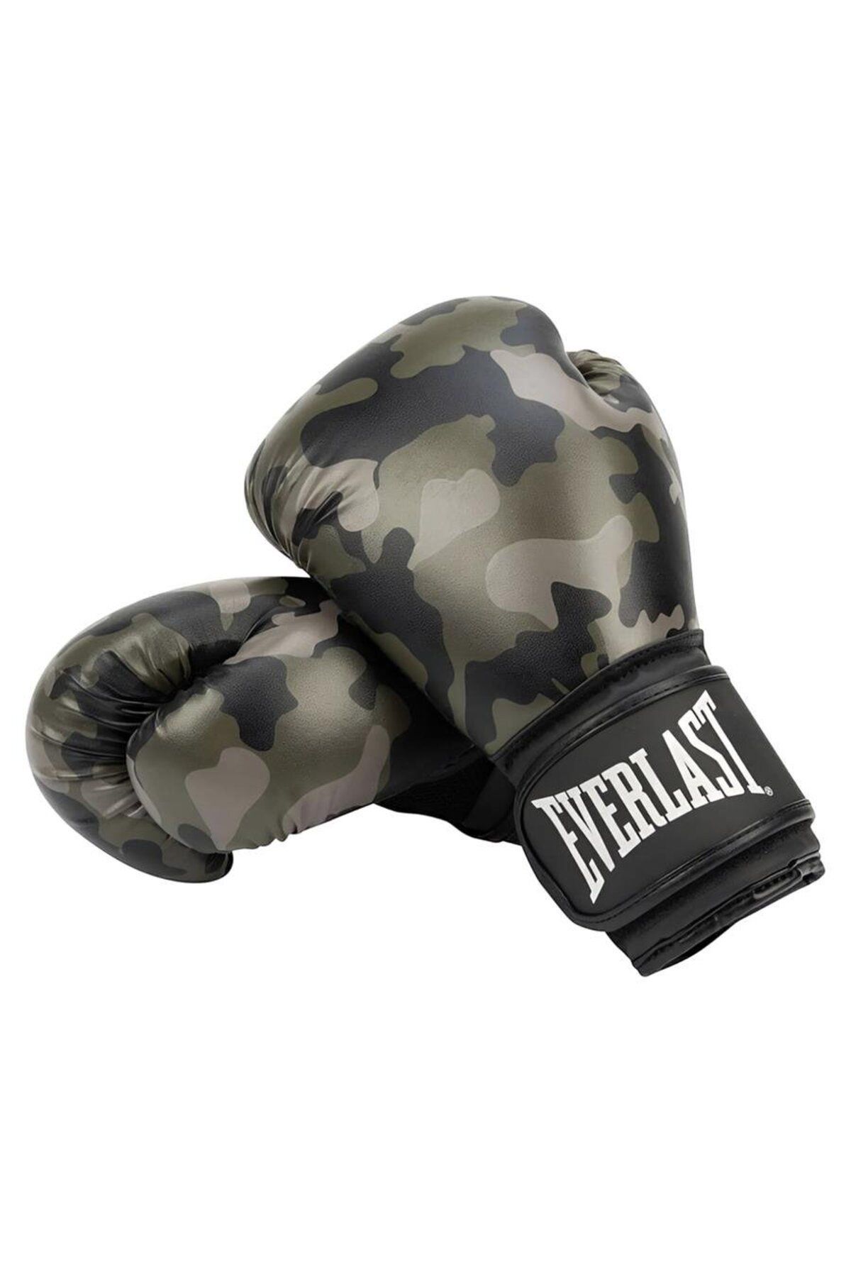 alsepeteavm Everlast Black Gold/grey Camo Gloves 14 Oz 919580-70-14oz