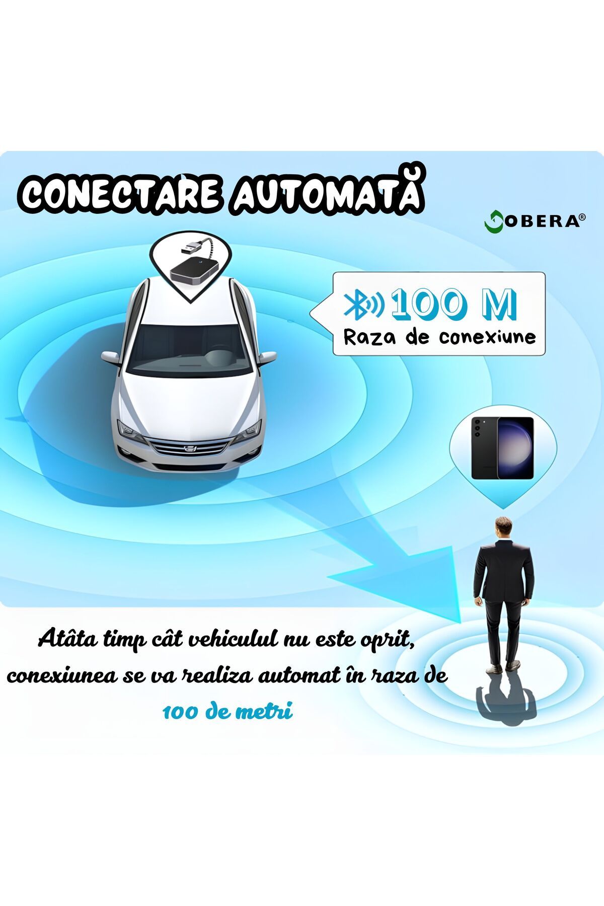 goBERA-Wireless Androidauto Module, Cars With Factory Android Auto Via Cable, Minimum Android 11 5