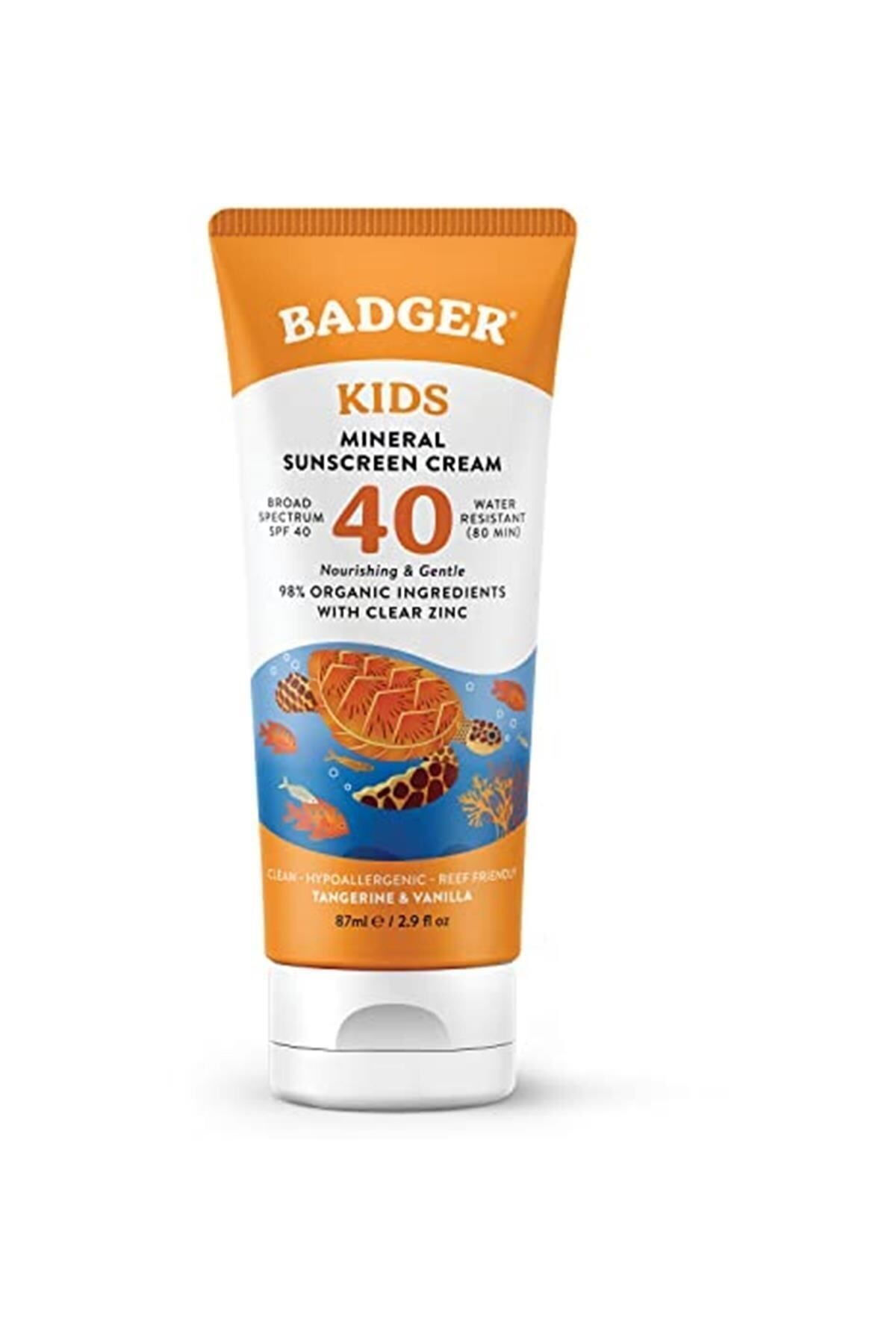 Badger Clear Zinc Çocuk Güneş Kremi Spf 40 87 ml
