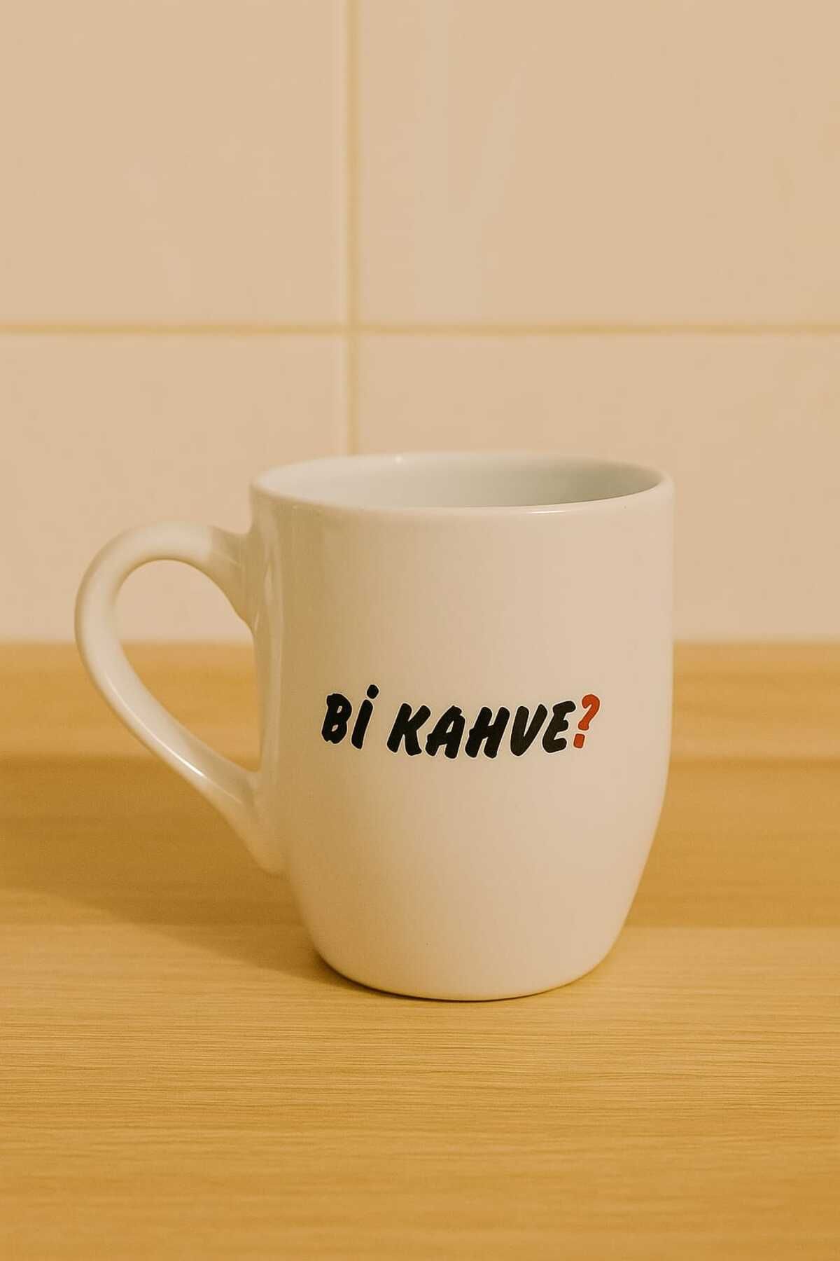 Tasarım Bİ KAHVE.? - Bulut Kupa - Hediyelik Seramik Kupa