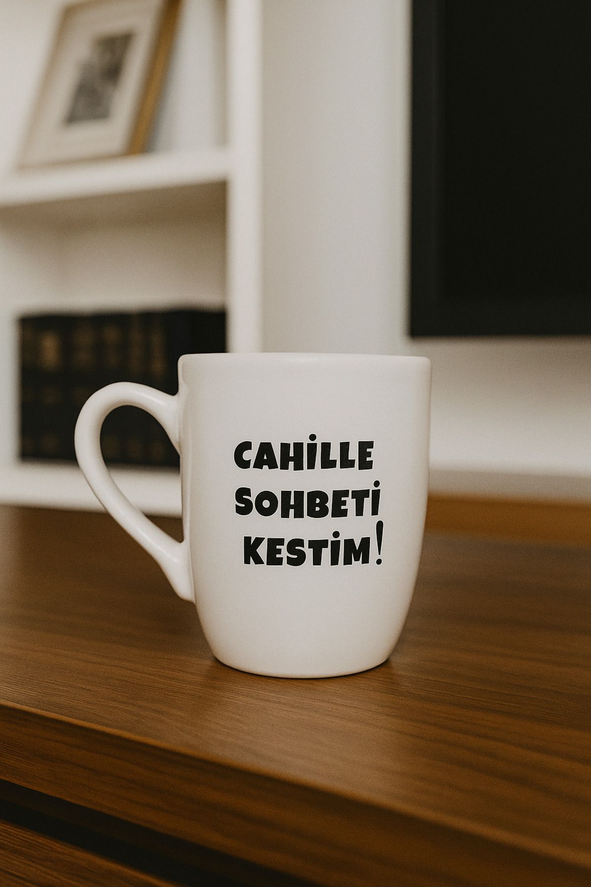Tasarım CAHİLLE SOHBETİ KESTİM.! - Bulut Kupa - Hediyelik Seramik Kupa