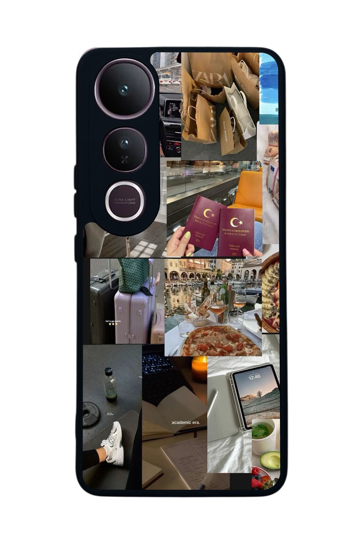 BGAKSESUAR Vivo V50 Lite Uyumlu Kılıf – Yumuşak Silikon, Koruyucu, Şok Emici Kapak