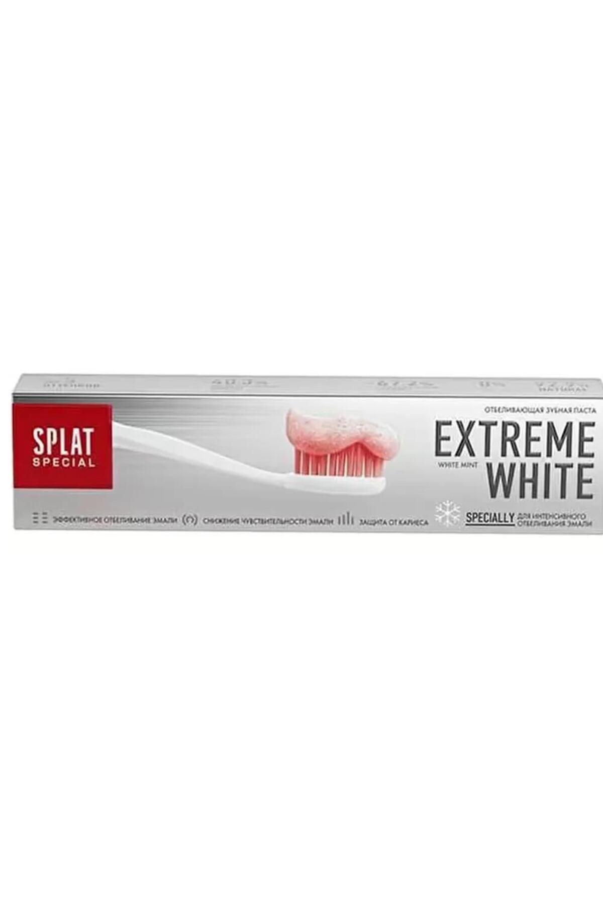 Splat Extreme White 2 Ton Beyazlatıcılı Diş Macunu 75 ml