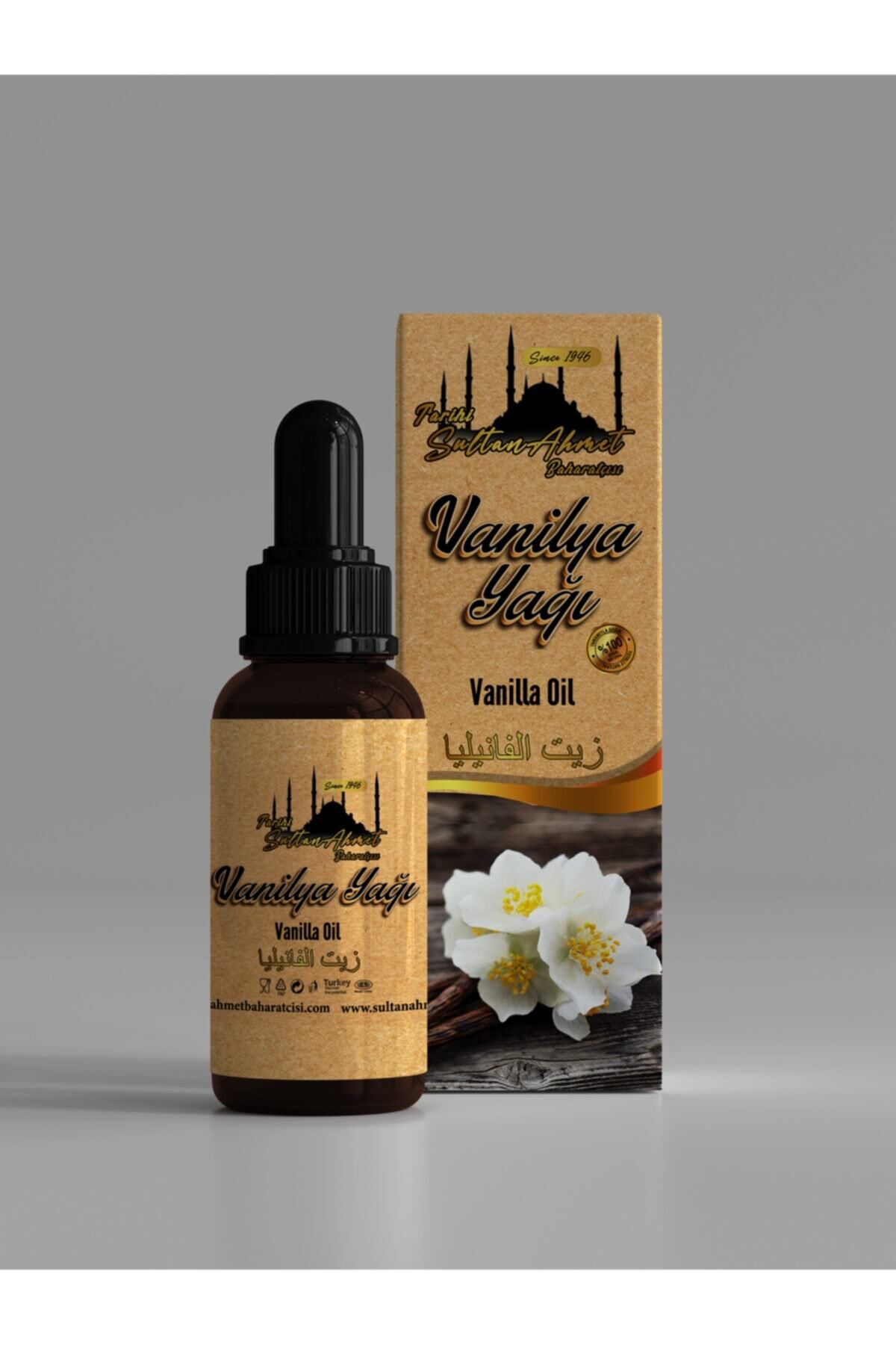Tarihi SultanAhmet Baharatçısı Vanilya Yağı 20 ml | %100 Doğal | Katkısız Uçucu Bitkisel Yağ