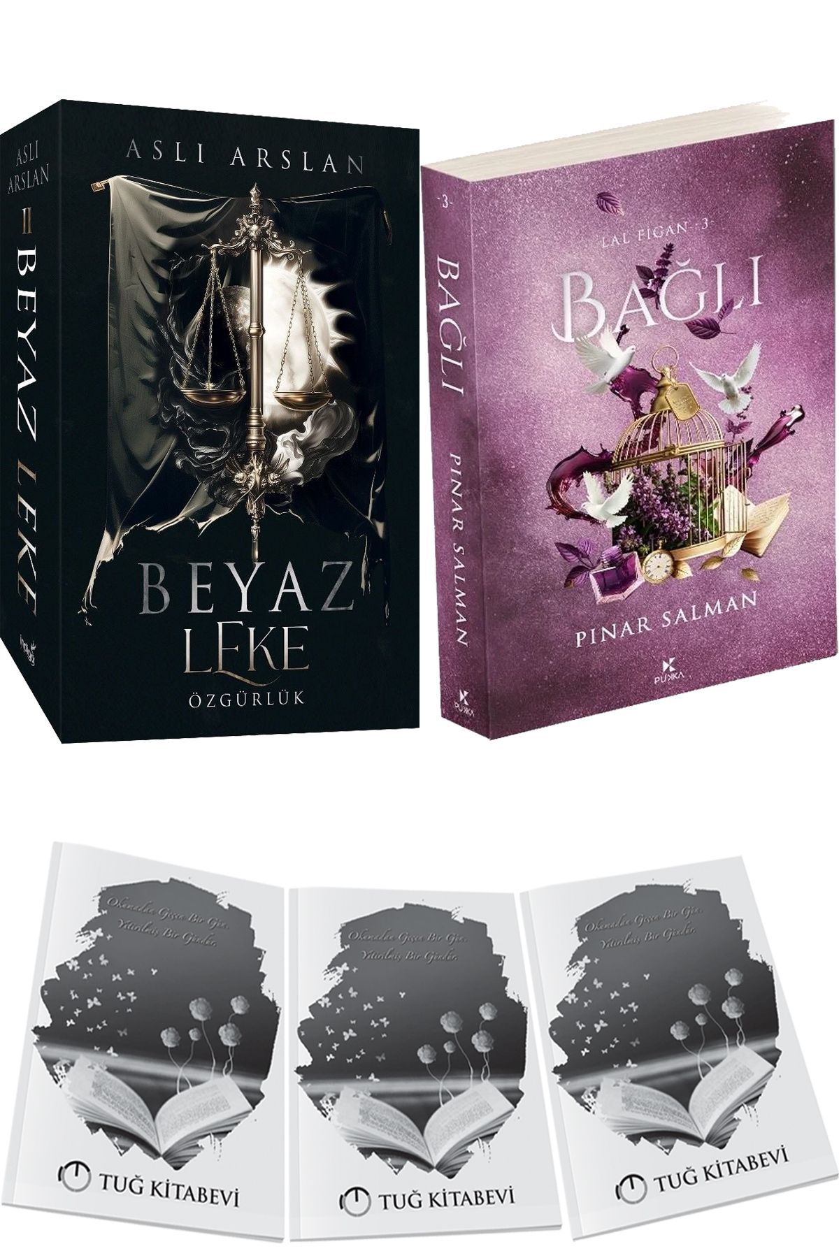 İndigo Kitap Beyaz Leke 2 Özgürlük Aslı Arslan ve Lal Figan 3 Bağlı + Hediyeli