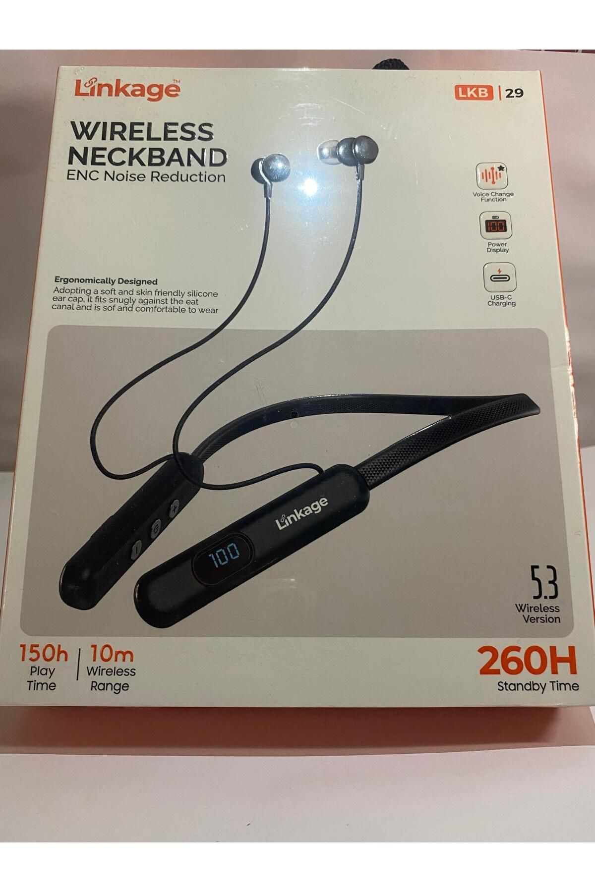 Linkage 260 Saat ANC Wireless Neckband Boyun Arkası Kulaklık