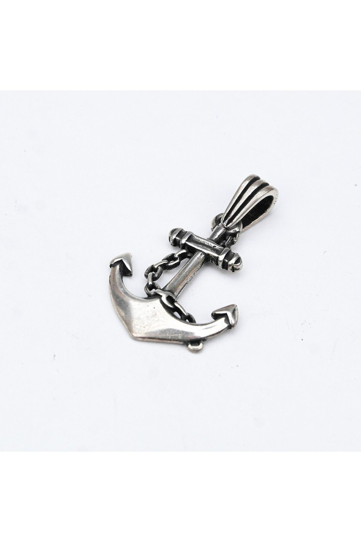 Angel Of Life Çapa Model Gümüş Erkek Kolye