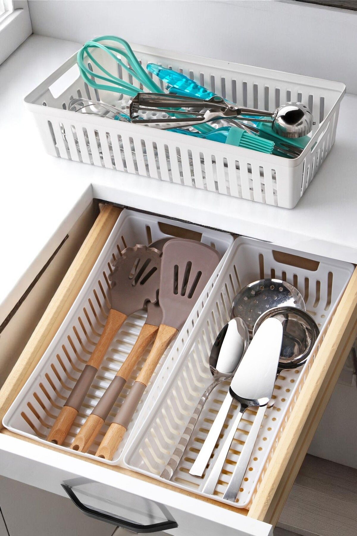 NY HOME 3 Adet Çekmece İçi Bıçaklık & Kaşıklık Organizer