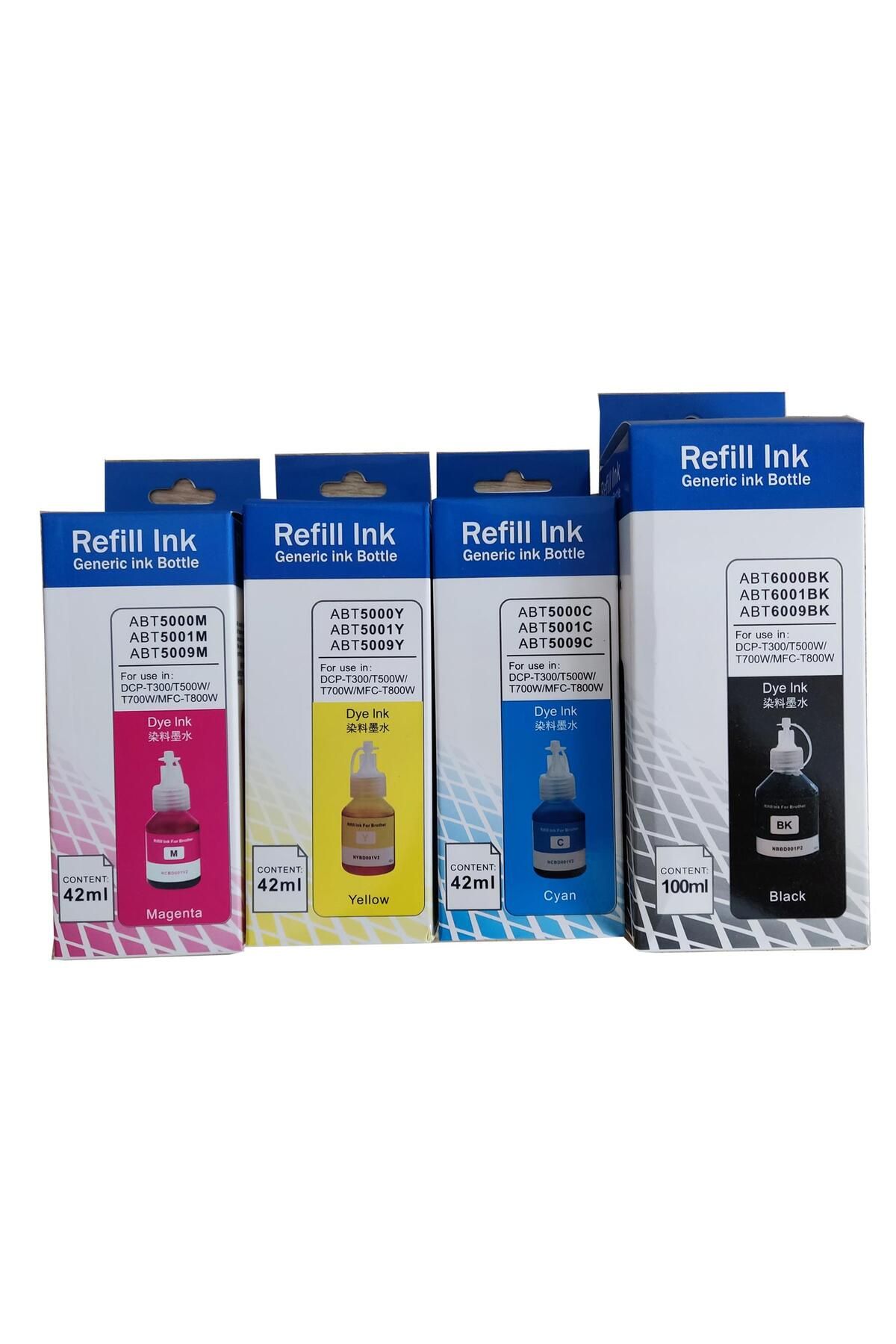 Melsan Brother T525W Mürekkep Takım 4 Renk Set Muadil