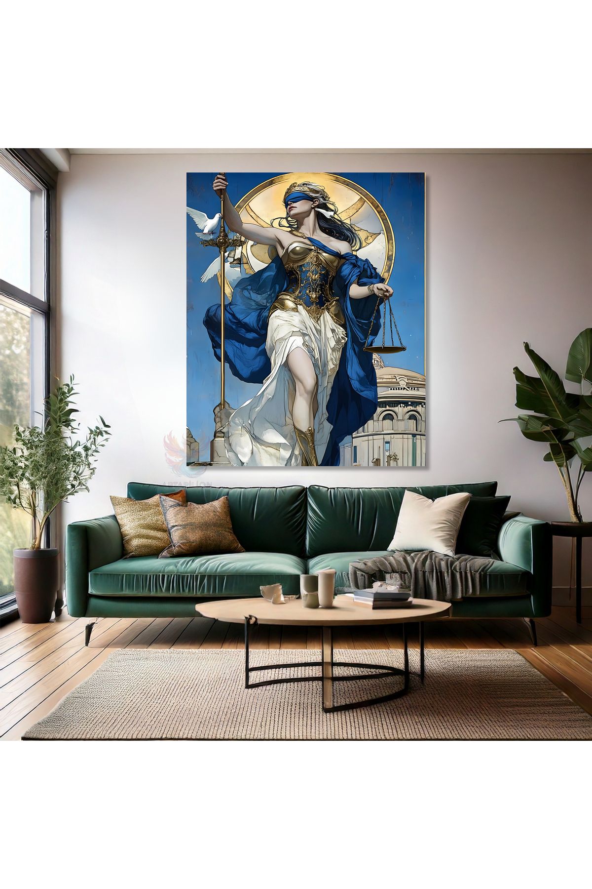 Artarilion Kanvas Hukuk Tablosu Hukuk Büro Tablo Adalet Temalı Tablo Avukatlık Tablosu