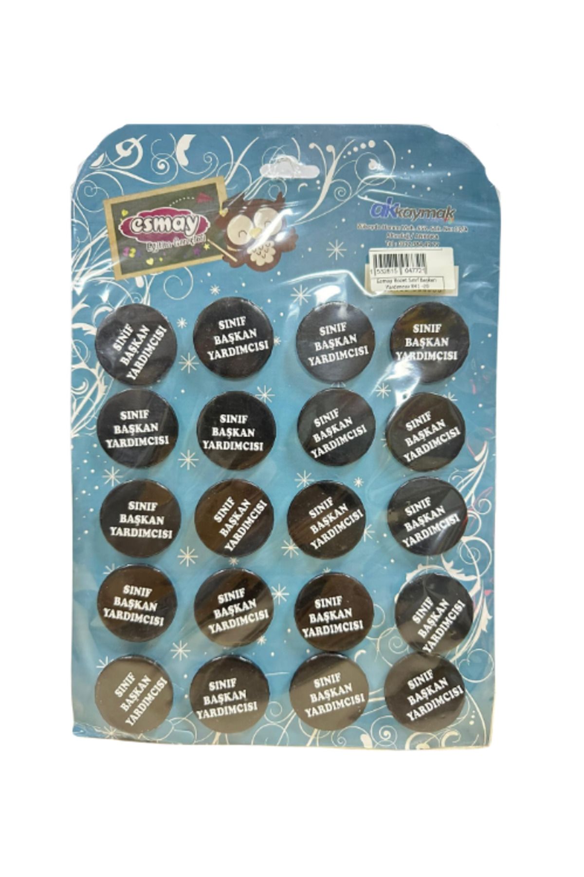 gnsstore Esmay Rozet Sınıf Başkan Yardımcısı R41 -20