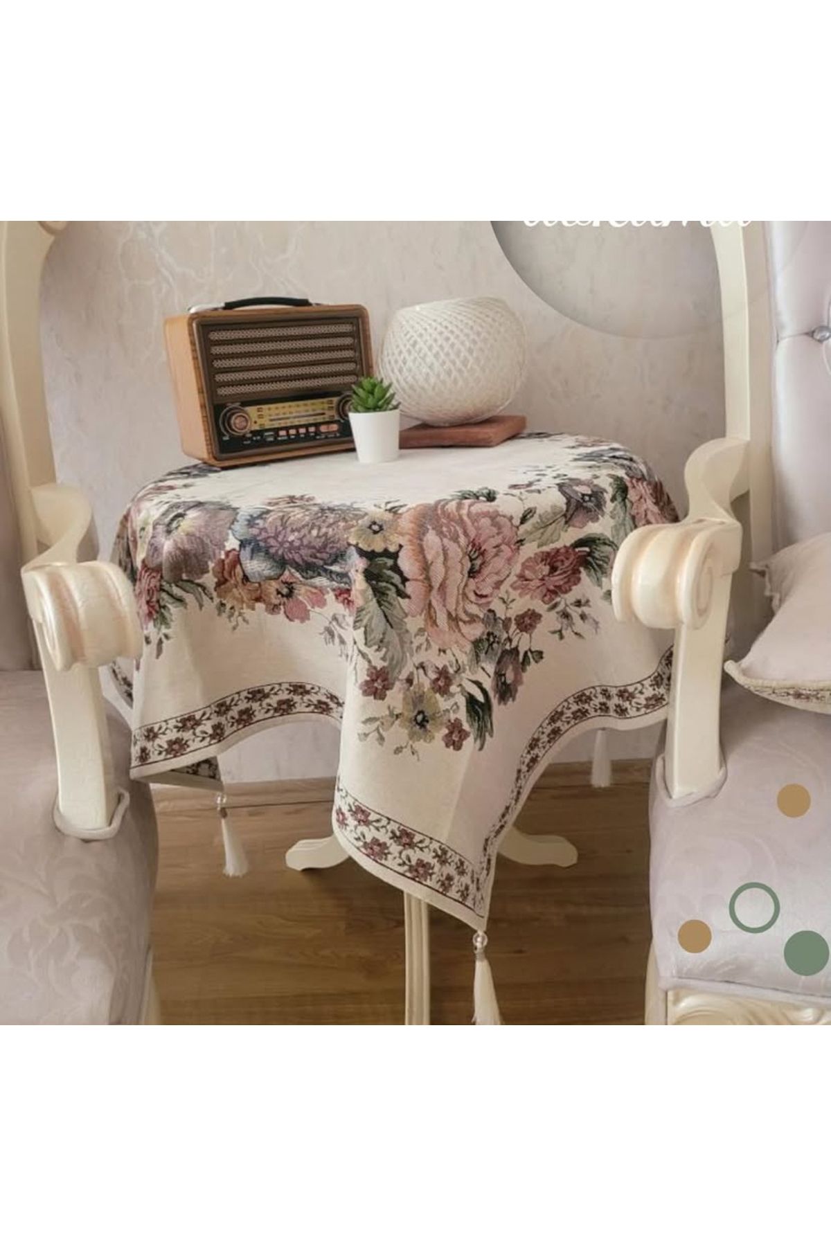MYHOMEGOBLEN GOBLEN ŞÖNİL MASA VE SEHPA ÖRTÜSÜ