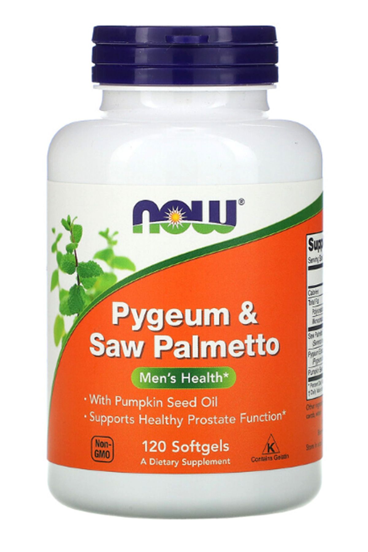 Now Foods , Pygeum Saw Palmetto, 120 Softgels.USA MENŞEİ.4146