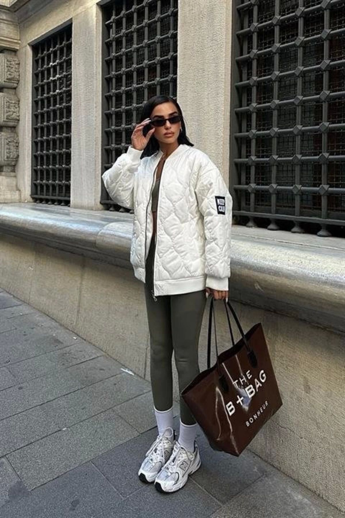 Omarı Alisa Oversize Kapitone Bomber Ceket 7058 -08