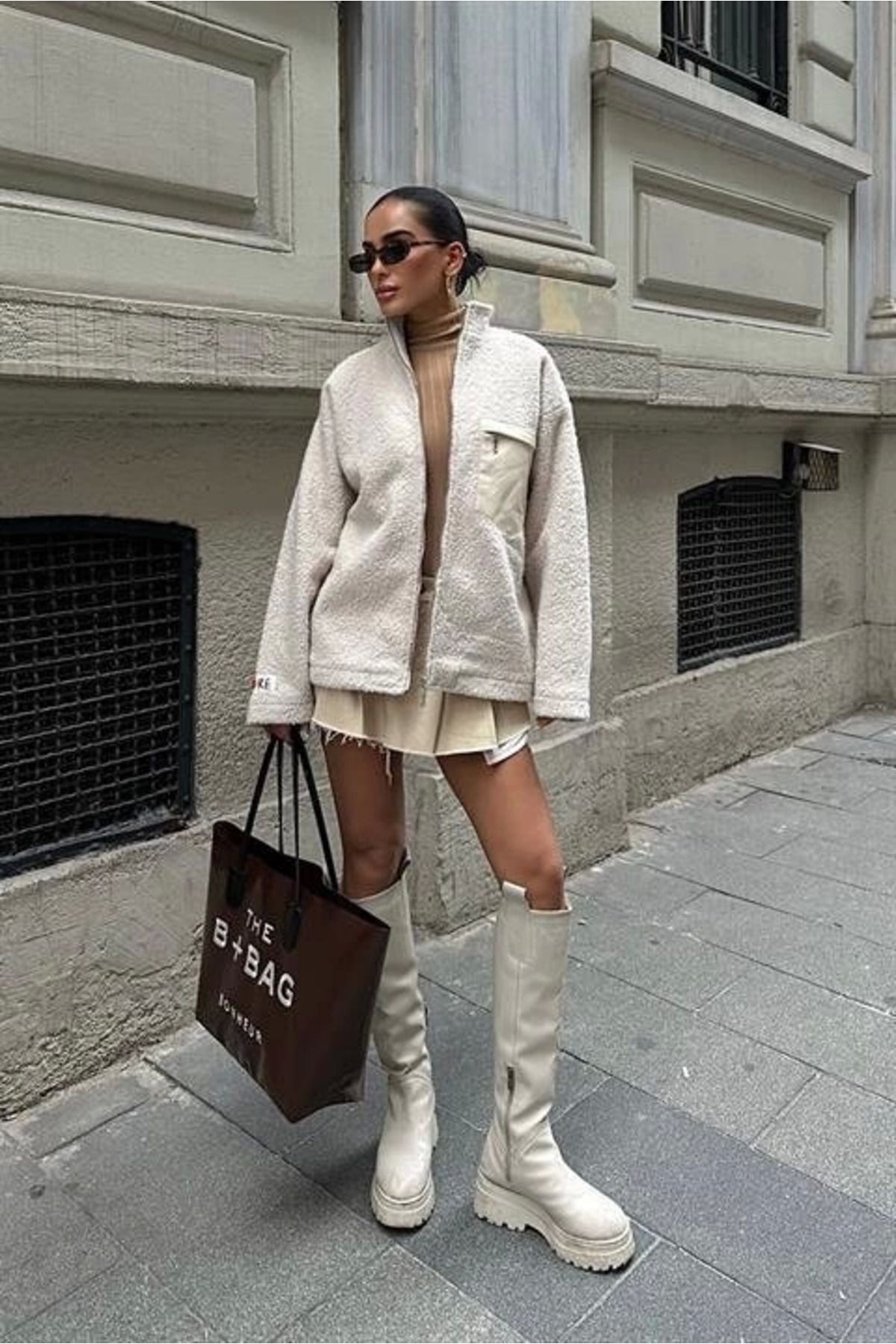Omarı Katerina Suni Kürk Ceket 6110-08