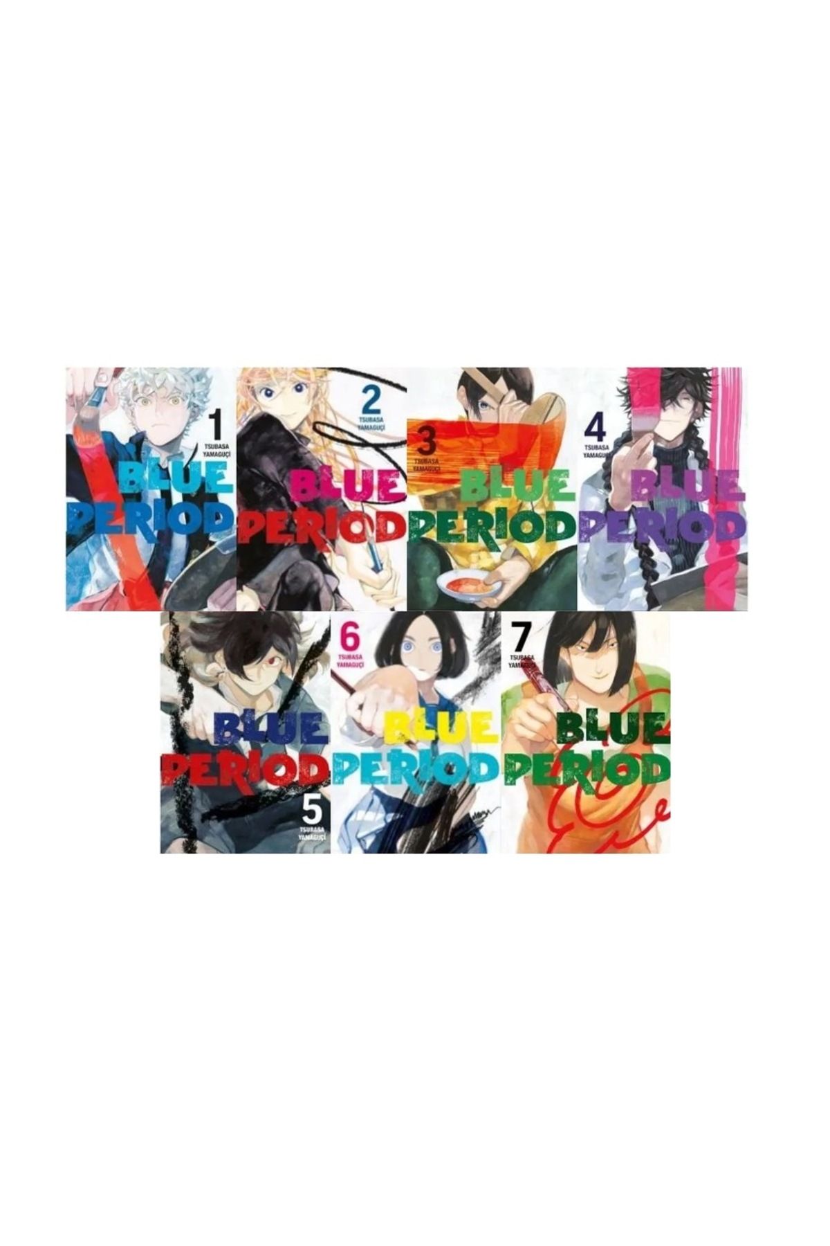Gerekli Şeyler Yayıncılık Blue Period 1-2-3-4-5-6-7 Manga Seti / KARTON+PATPAT ile Korunaklı Kargo / ŞEHRİN IŞIKLARI KİTABEVİ