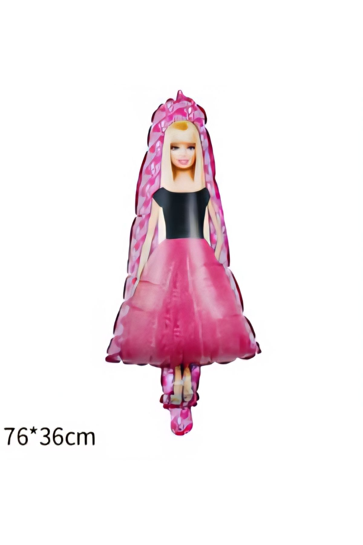 Balonju Barbie Folyo Balon Büyük Boy