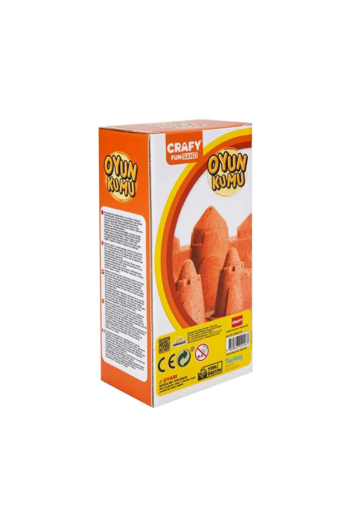 NEZADE STORE Fun Dough Kinetik Kum 1000 g Turuncu