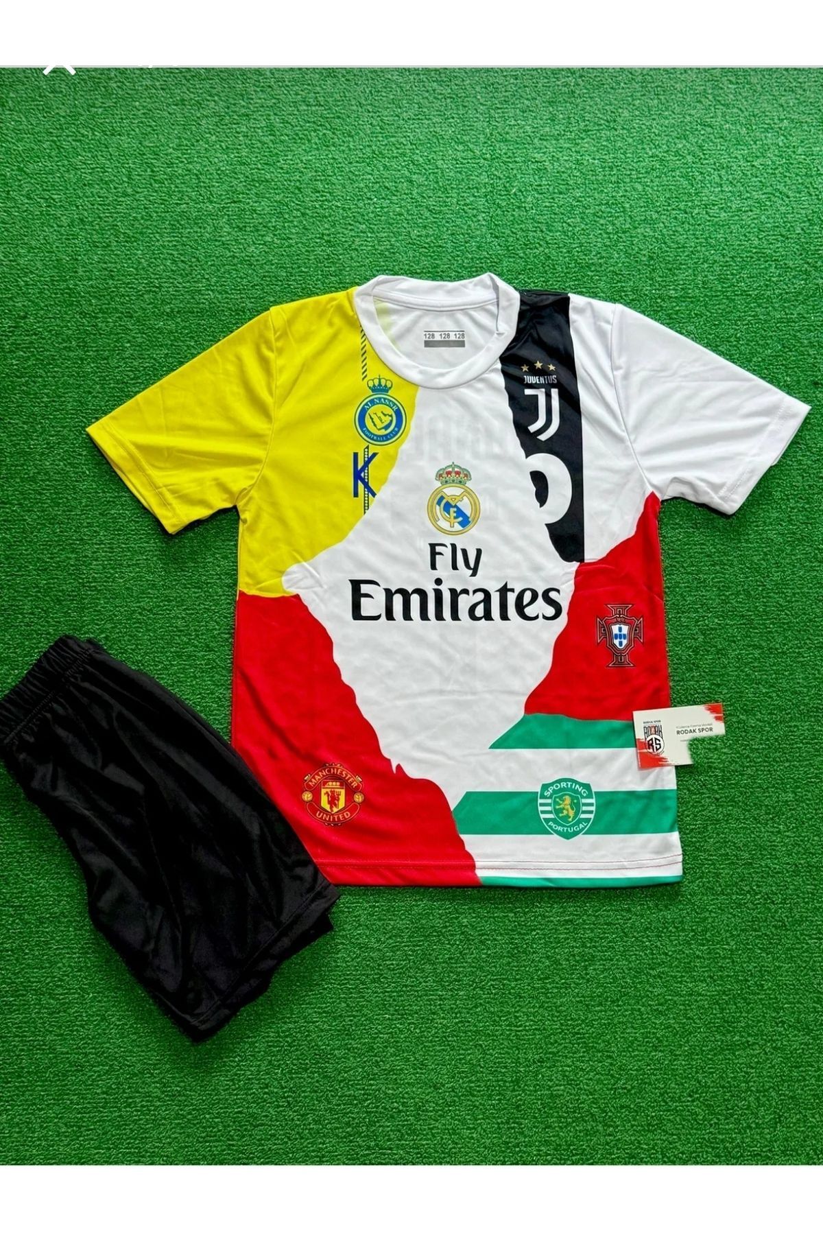 Atlas Global Ronaldo 7 Tüm Kulüplerrrr Özel Tasarım Çocuk Forması