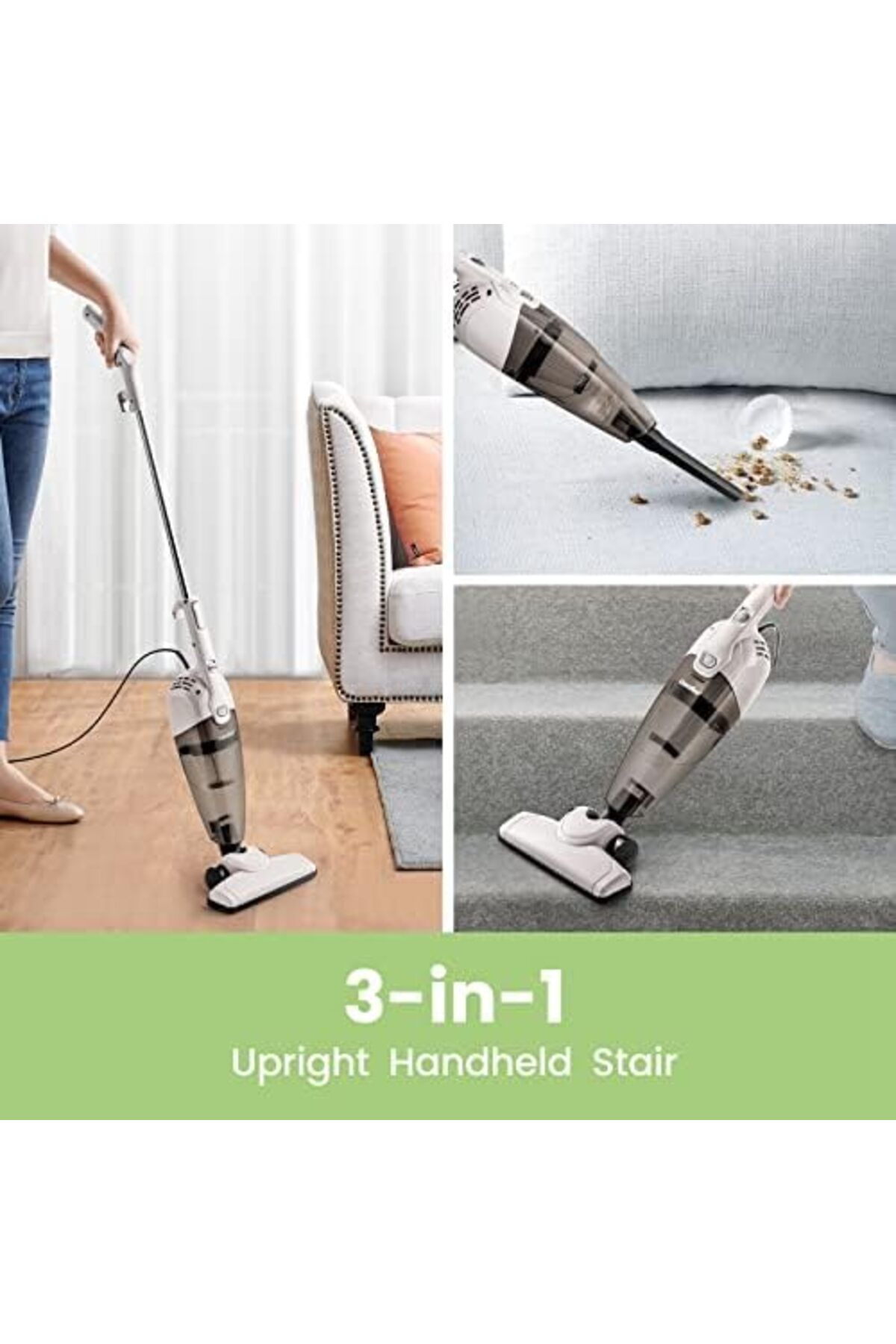 Midea-COMFEE Vacuum Cleaner 2 in 1 Handheld Stick Cleaner 4