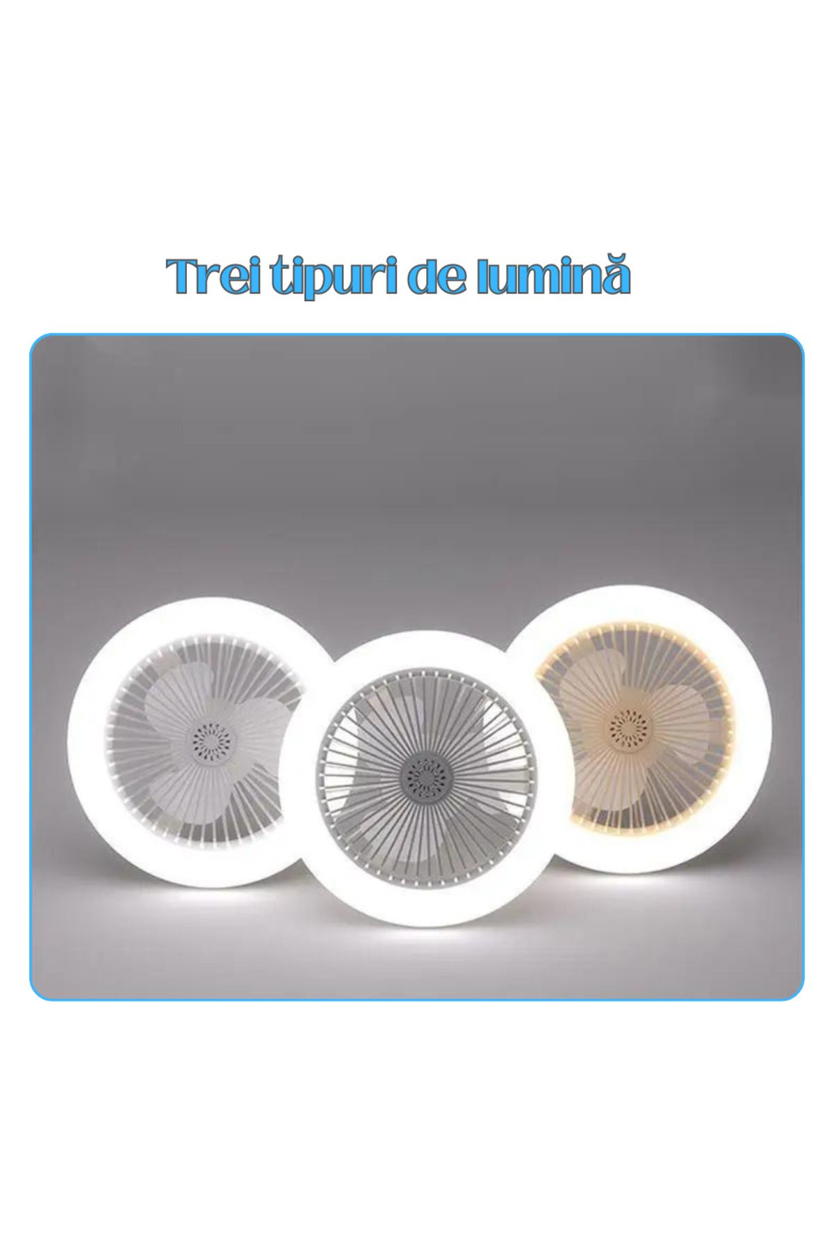 Generic-APF® Ceiling Light with Integrated Fan Remote Control, 3 Speeds 8