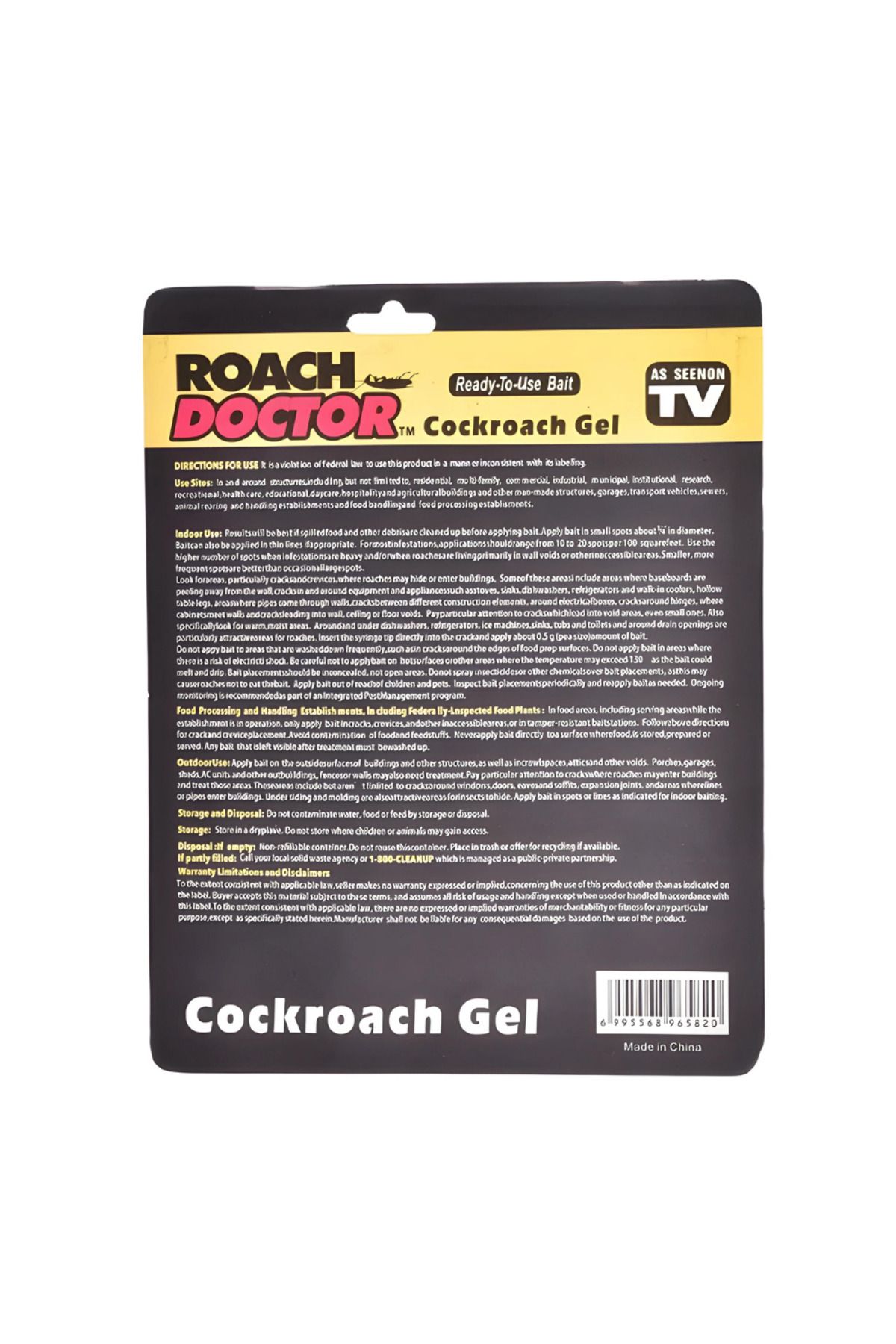 FİAPFO-Set of 10 Roach Doctor APF®- Insect Repellent and Cockroach Killer with Syringe 4