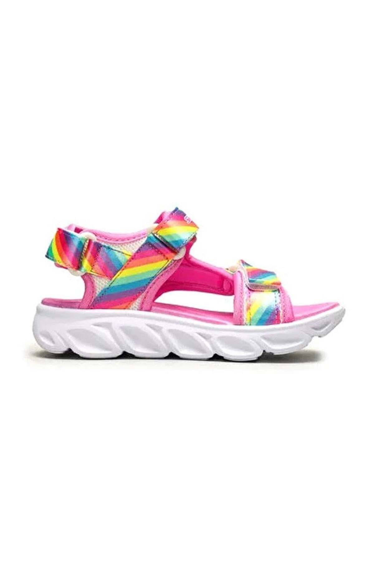 SKECHERS Çocuk Sandalet Hypno-Flash - Rainbow Lights 20218L-MLT