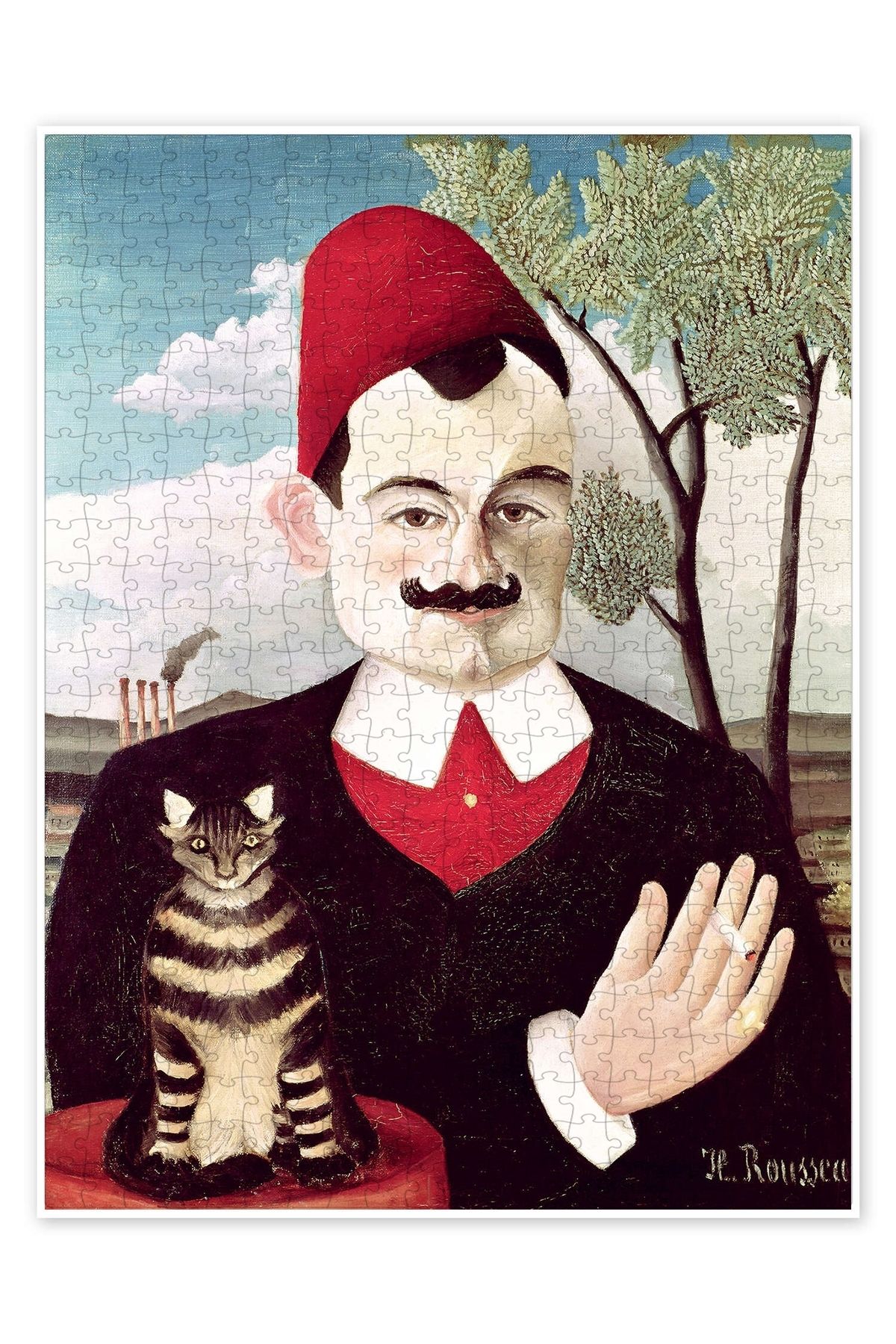 Jeronkarji Pierre Loti 500 Parça Puzzle Yapboz Kedi Köpek Temalı Doğa ve Orman Hayvanları