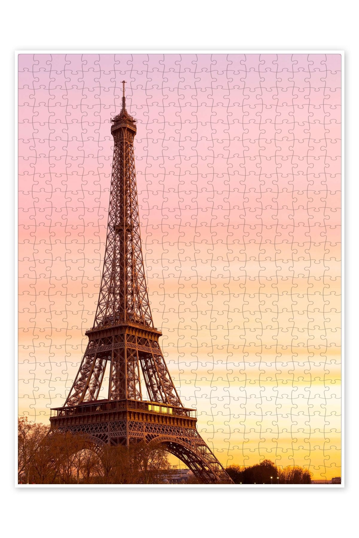 Jeronkarji Paris'te Güzel Işık 500 Parça Puzzle Yapboz Şehir Manzara Temalı Hobilik